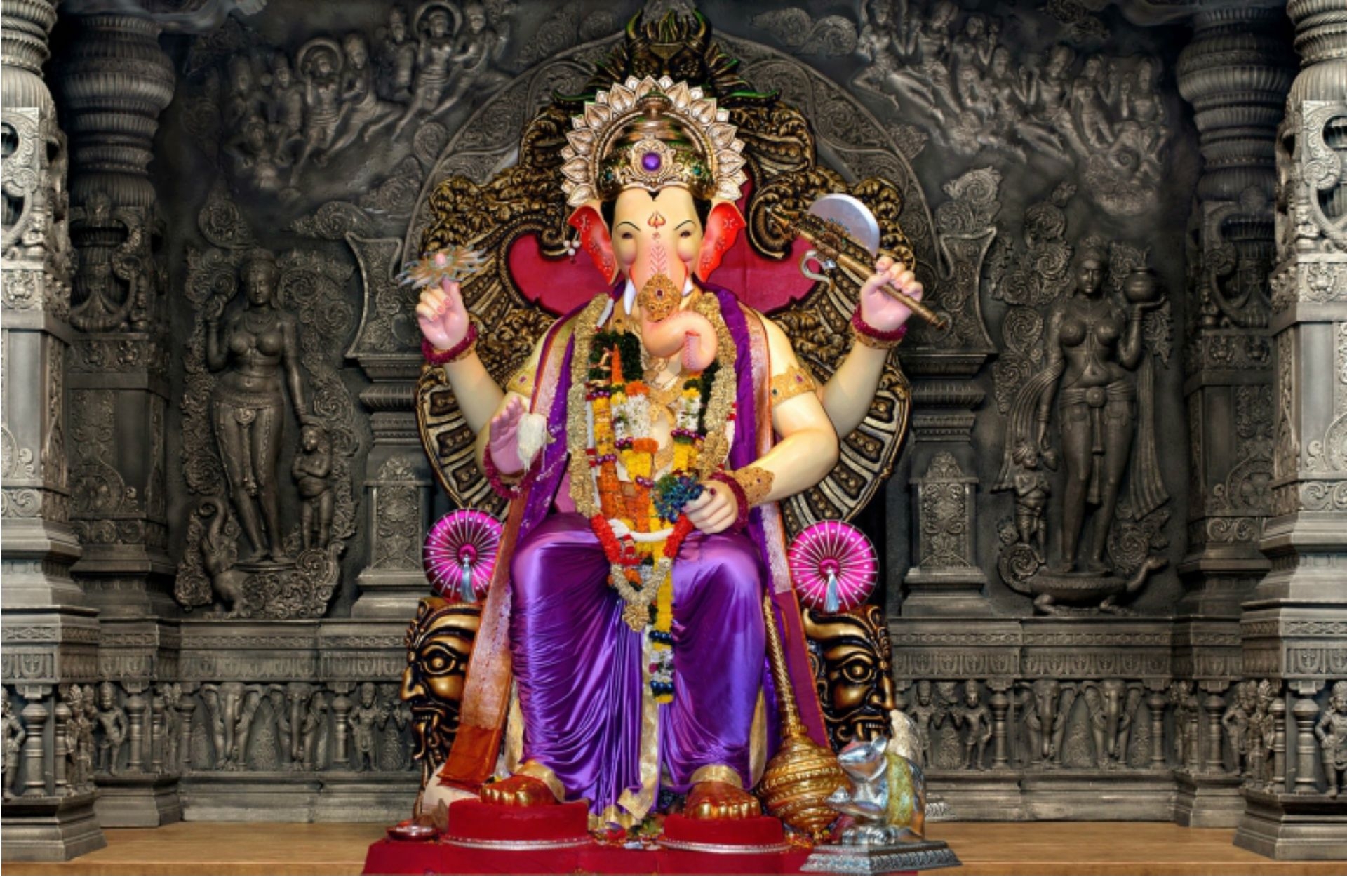 1920x1250 Lalbaugcha Raja 2019 First Look HD Image For Free Download Online: Check Ganpati Bappa Idols From Previous Years' Ganesh Chaturthi Celebrations Since 2000, Desktop