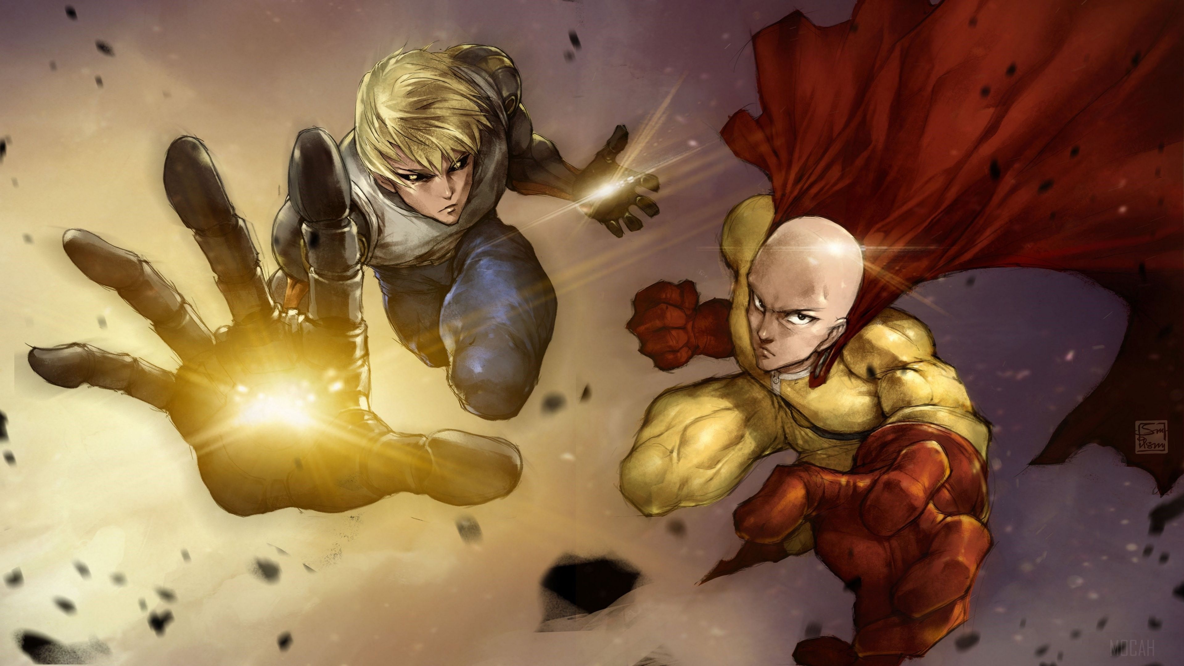 3840x2160 Genos, One Punch Man, Saitama 4k Wallpaper. Mocah HD Wallpaper, Desktop