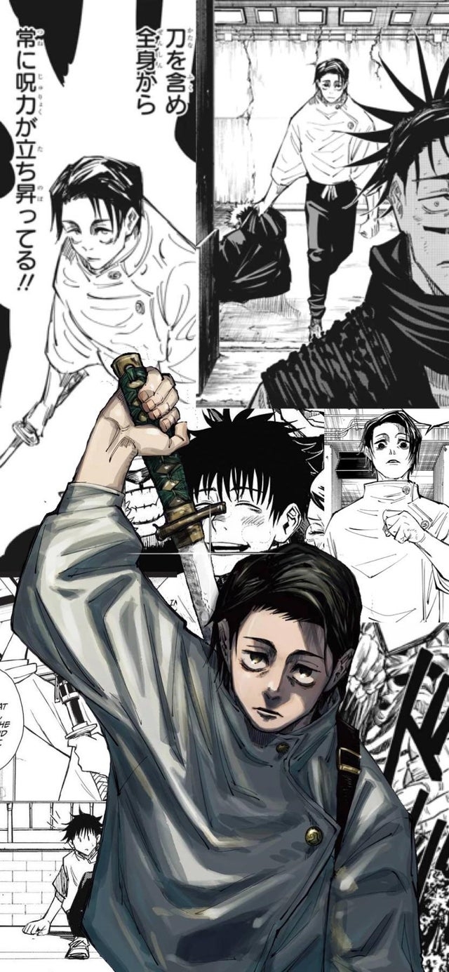 640x1390 A couple wallpaper I made using manga panels, Phone