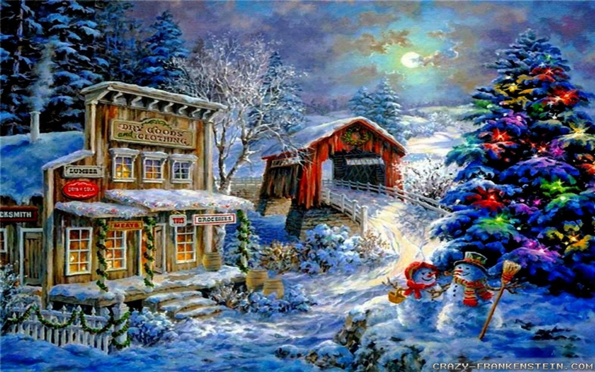 1920x1200 Christmas Scenes Wallpaper, Desktop