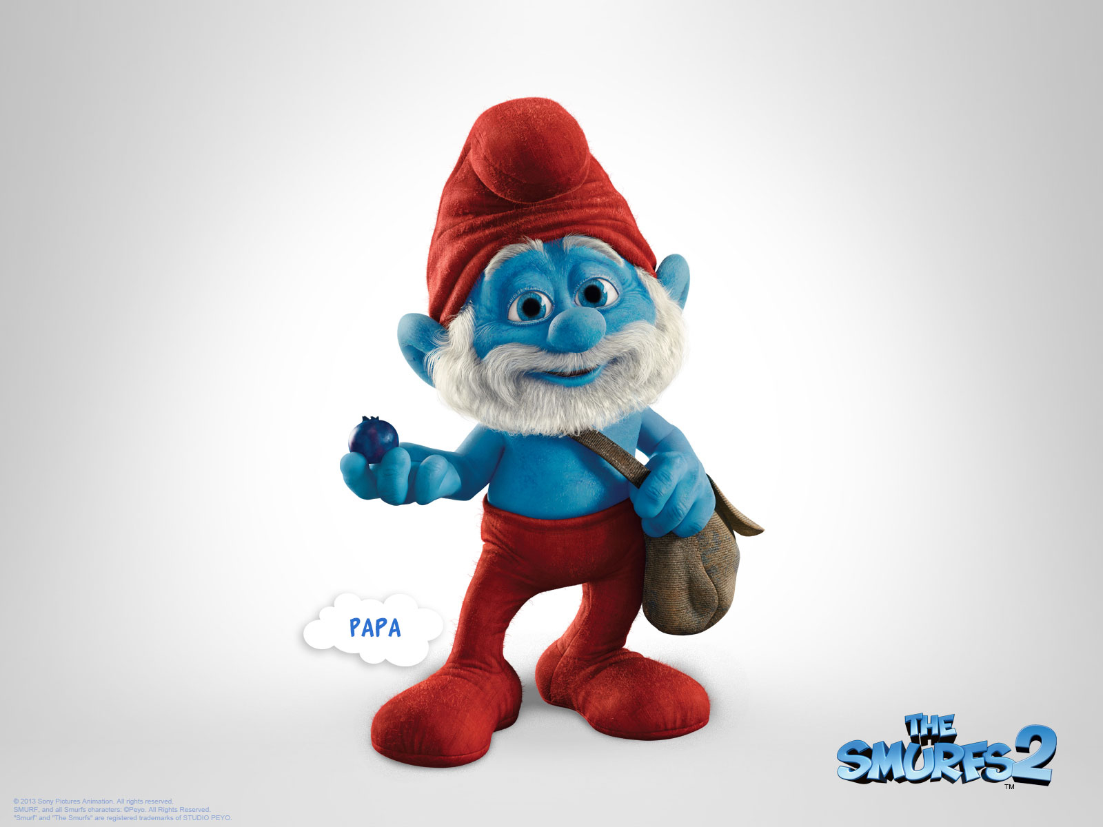 1600x1200 Papa Smurf Wallpaper, Desktop