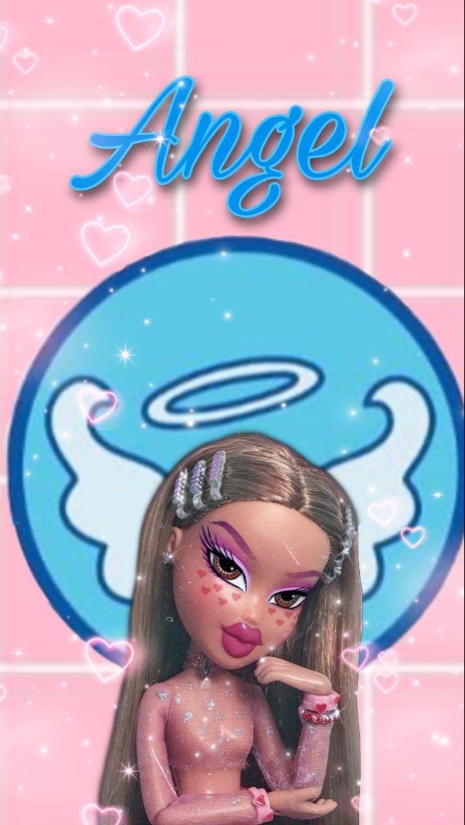 680x1200 Bratz wallpaper background: Angel. Pink wallpaper iphone, Easy doodle art, Cute wallpaper, Phone