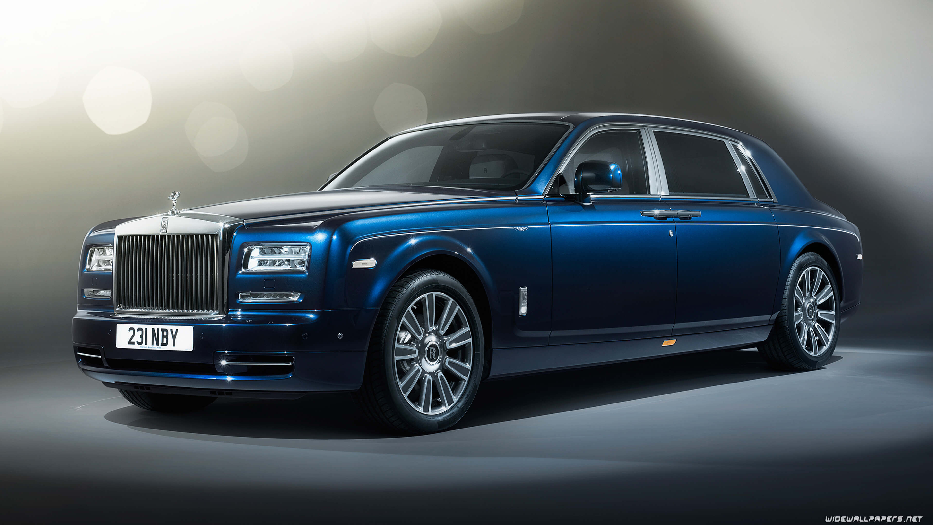 3840x2160 Blue 2017 Rolls Royce Phantom UHD 4K Wallpaper, Desktop