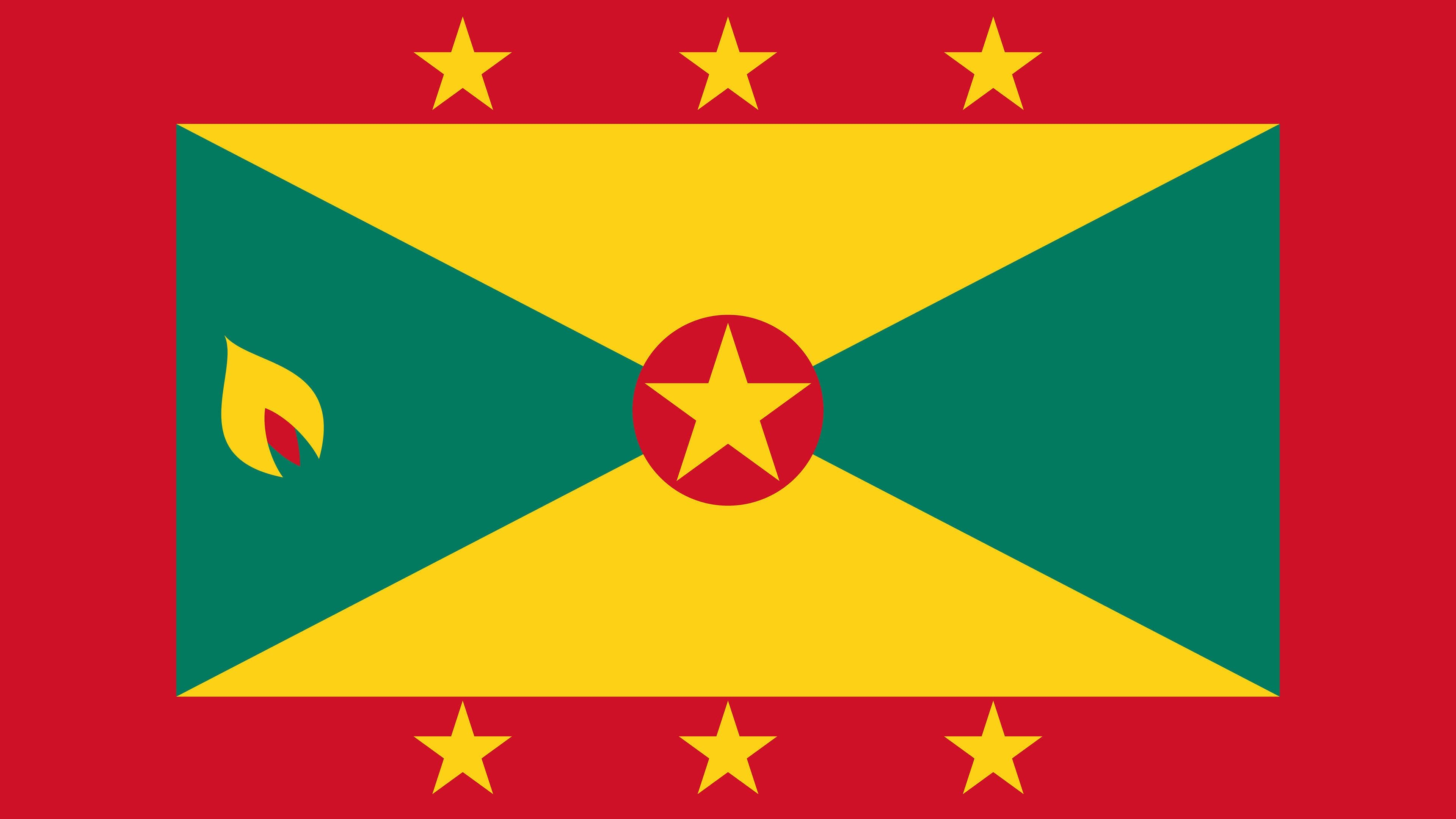 3840x2160 Grenada Flag UHD 4K Wallpaper, Desktop