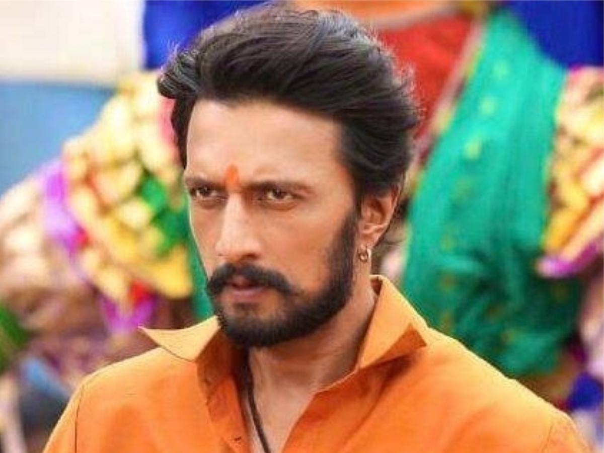 1200x900 Fans mob Kiccha Sudeep as he visits Chamundi hills a day after his birthday; WATCH, Desktop