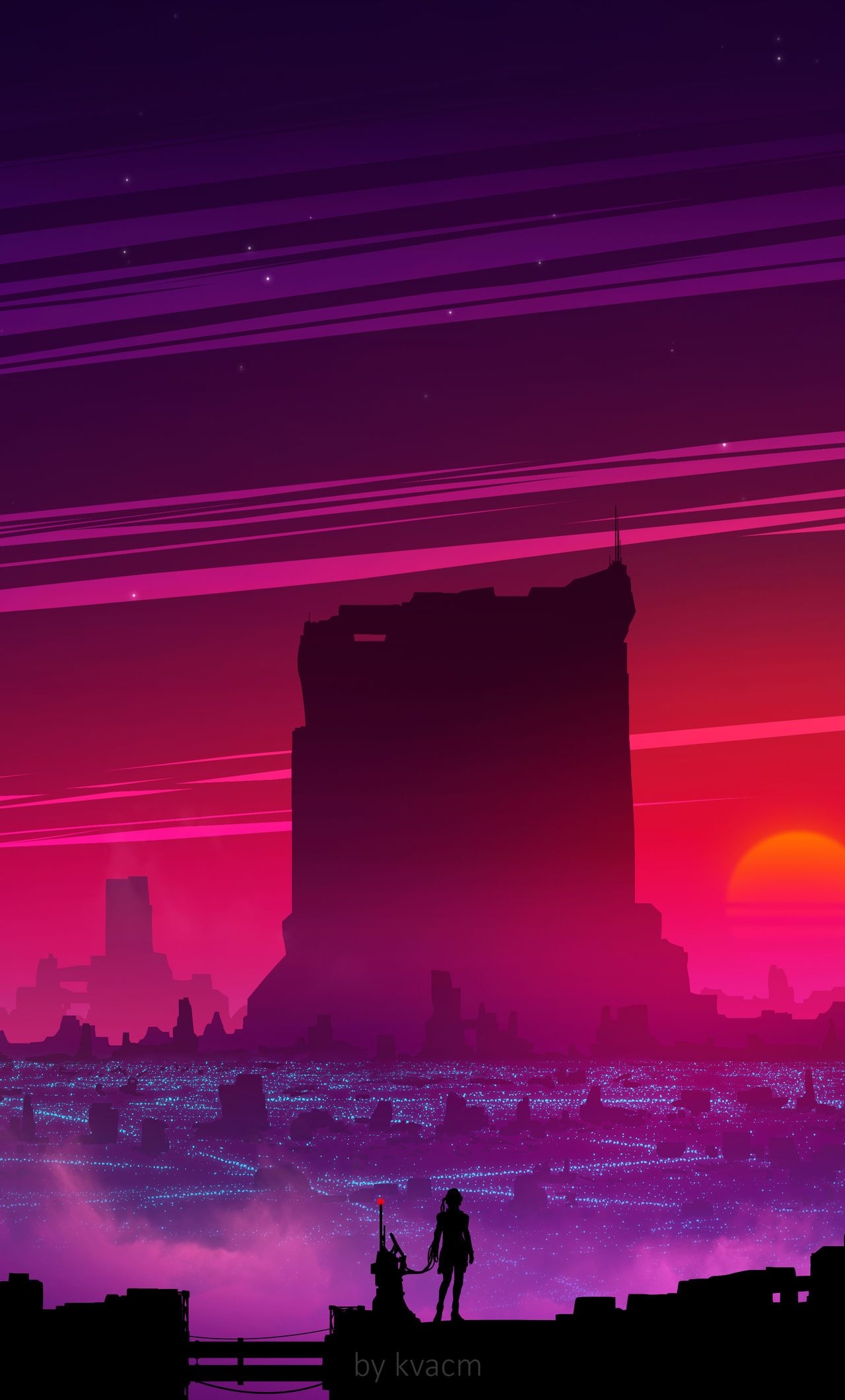 1280x2120 Synthwave Future Scifi 5k iPhone HD 4k Wallpaper, Phone