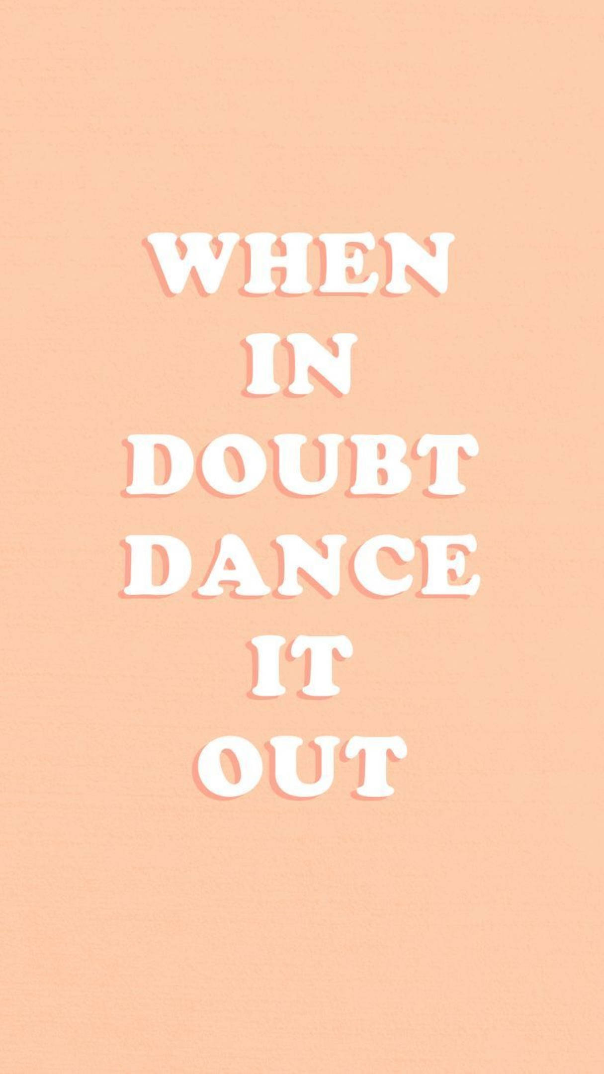 1220x2160 Download Pink Aesthetic Dance Quote Wallpaper, Phone