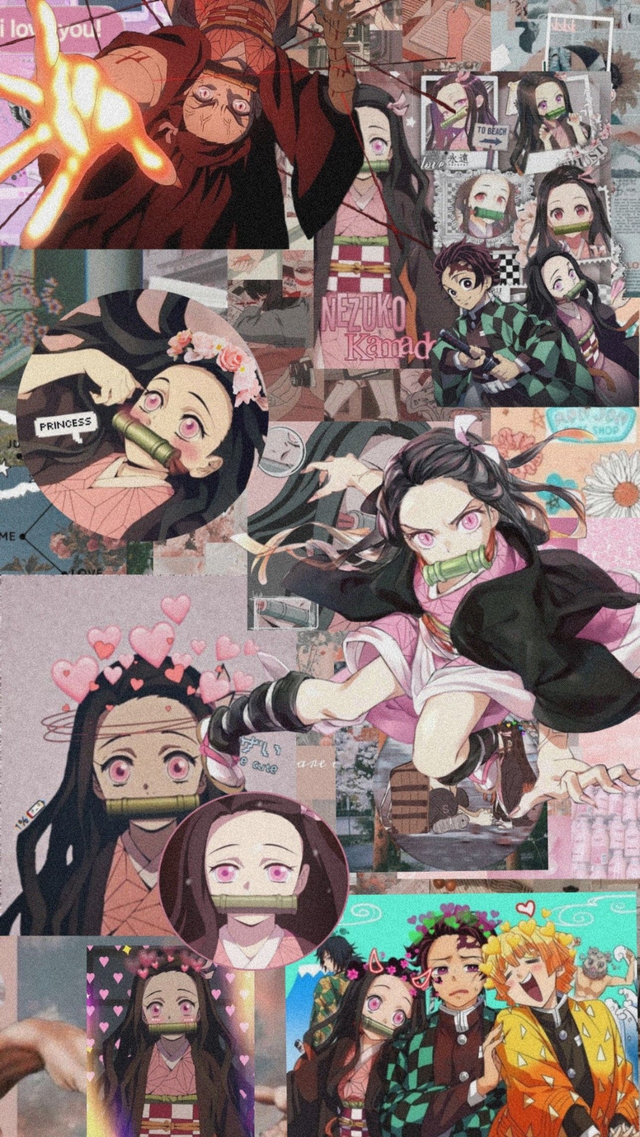 1290x2290 Nezuko. Fondo de pantalla de anime iphone, Fondo de pantalla de anime, Dibujos bonitos, Phone