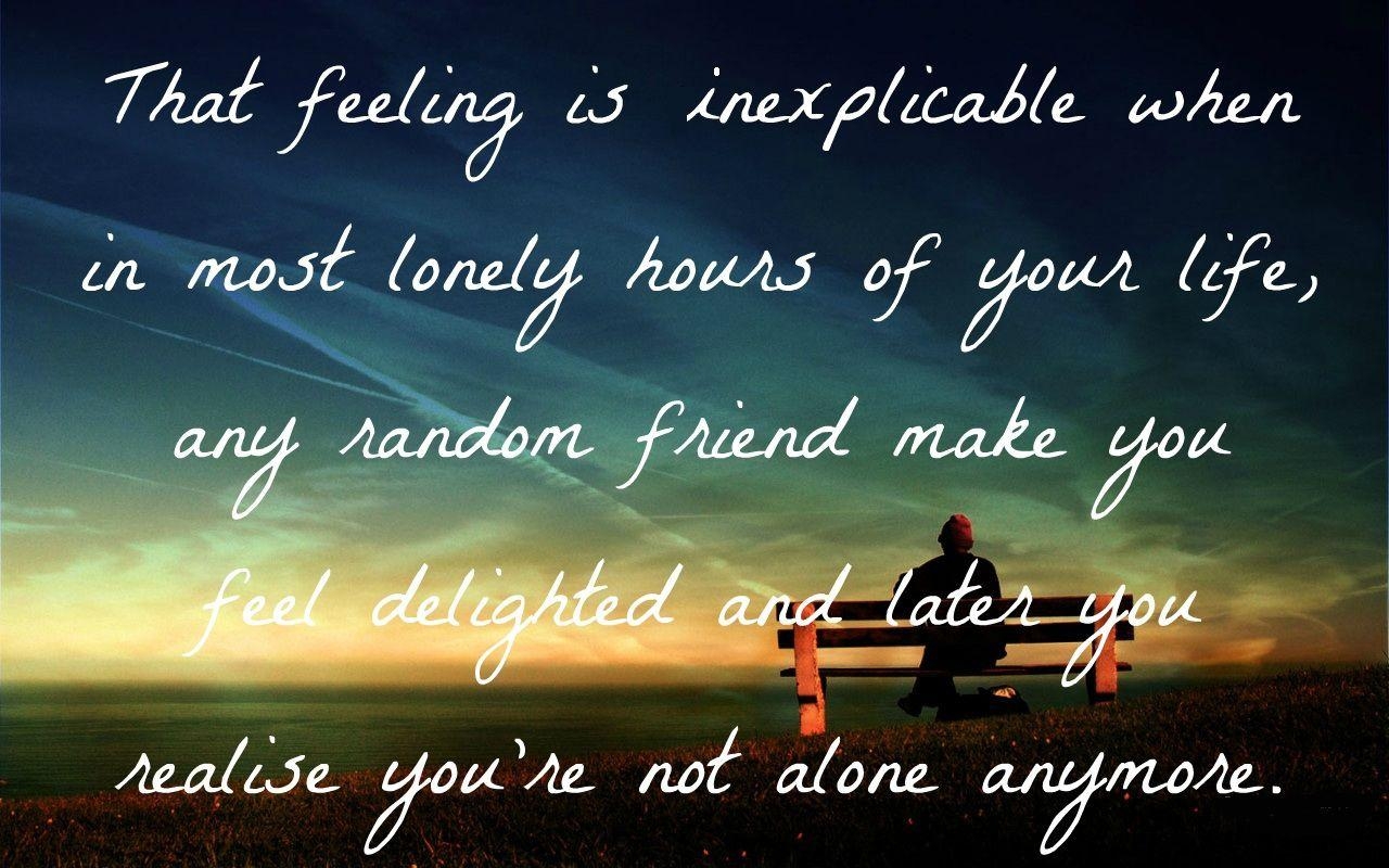 1280x800 Quotes Lonely Wallpaper Free Desktop. I HD Image, Desktop