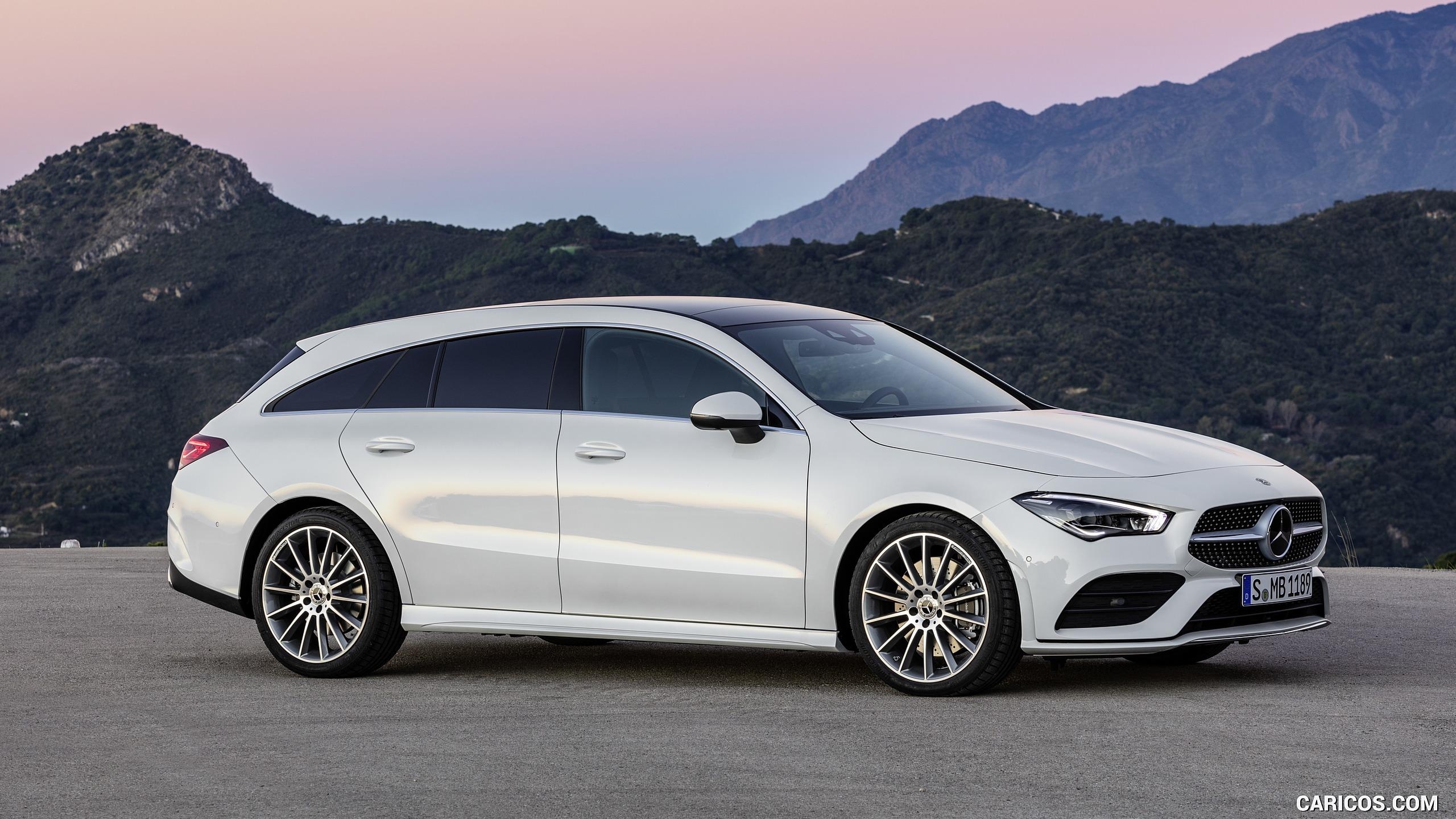 2560x1440 Mercedes Benz CLA Shooting Brake AMG Line Color: Digital White, Desktop