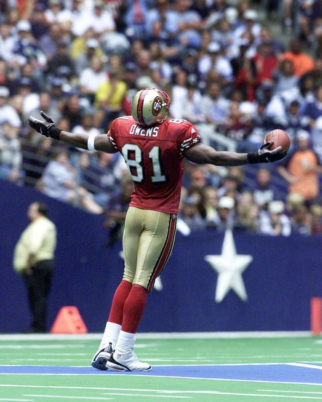 1080x1350 years ago today, Terrell Owens celebrated a TD on the Cowboys, Phone