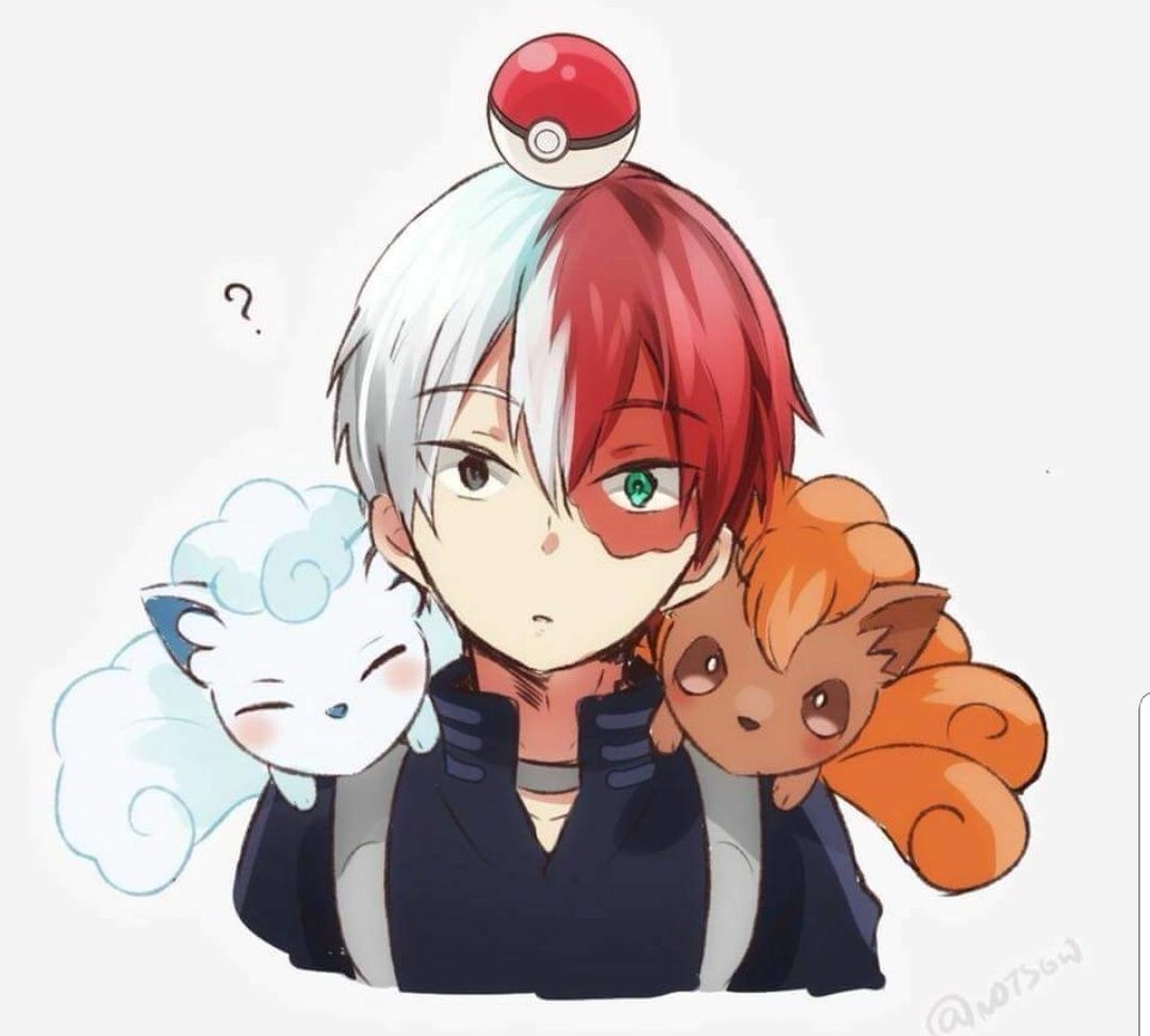 1080x980 Todoroki Pokemon Trainer (not my image but I thought it was cute), Desktop