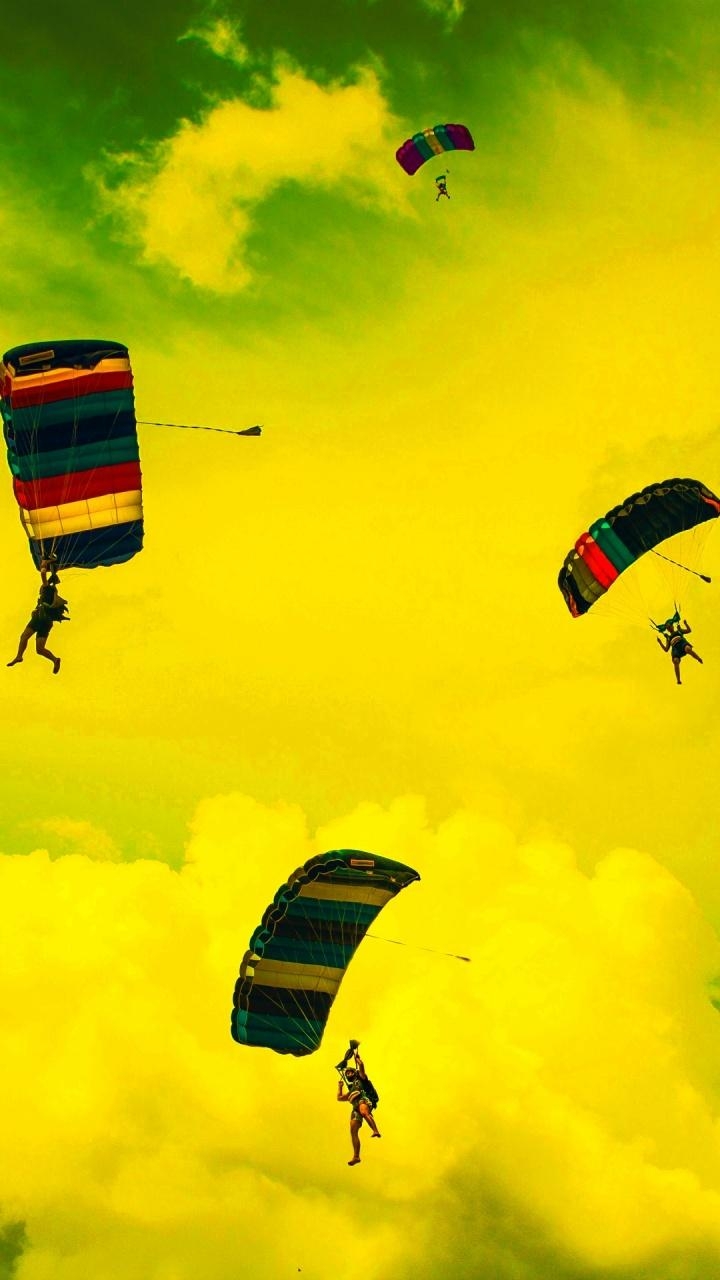 720x1280 Skydive Parachuting Wallpaper, Phone