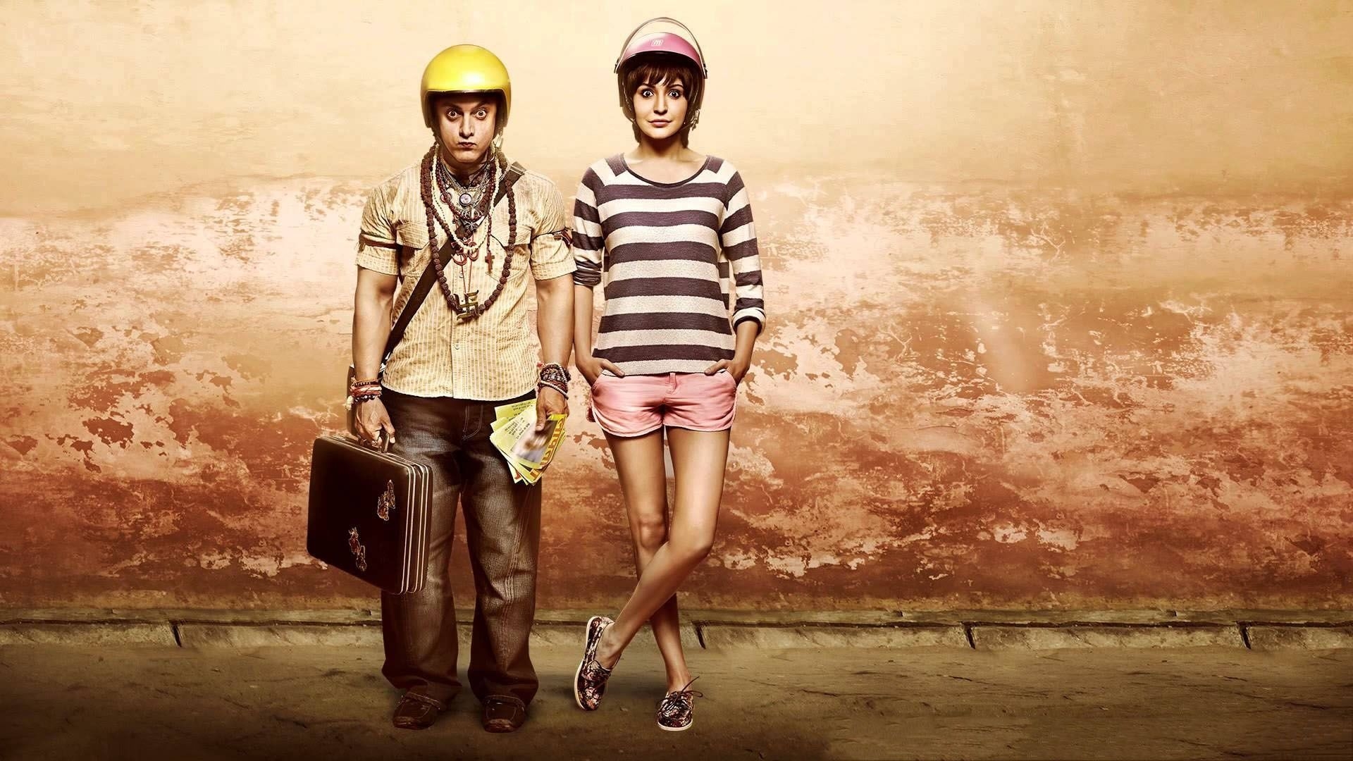 1920x1080 Anushka Sharma Aamir Khan PK Movie Wallpaper, Desktop