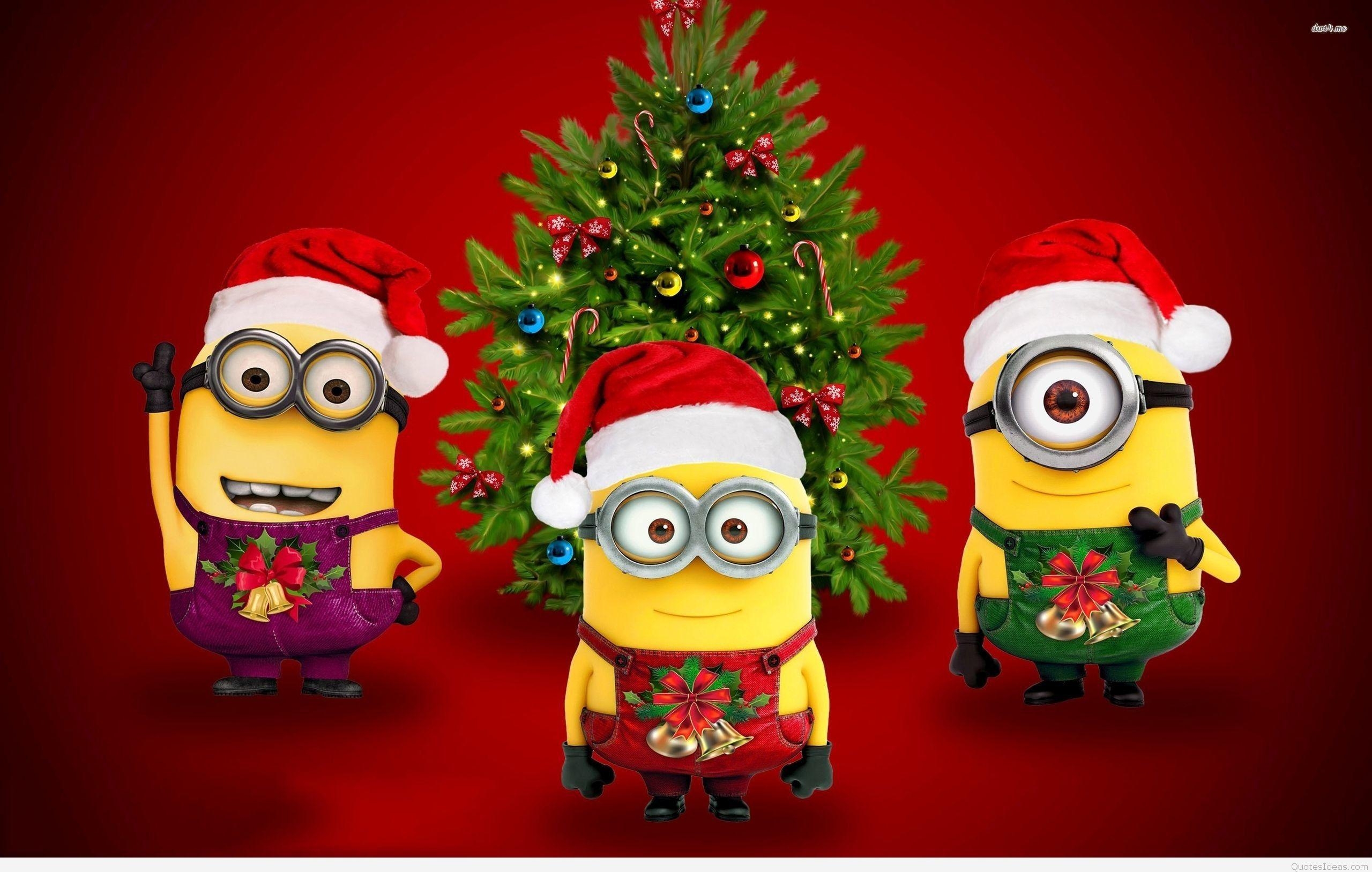 2560x1630 Minion Christmas Wallpaper, Desktop