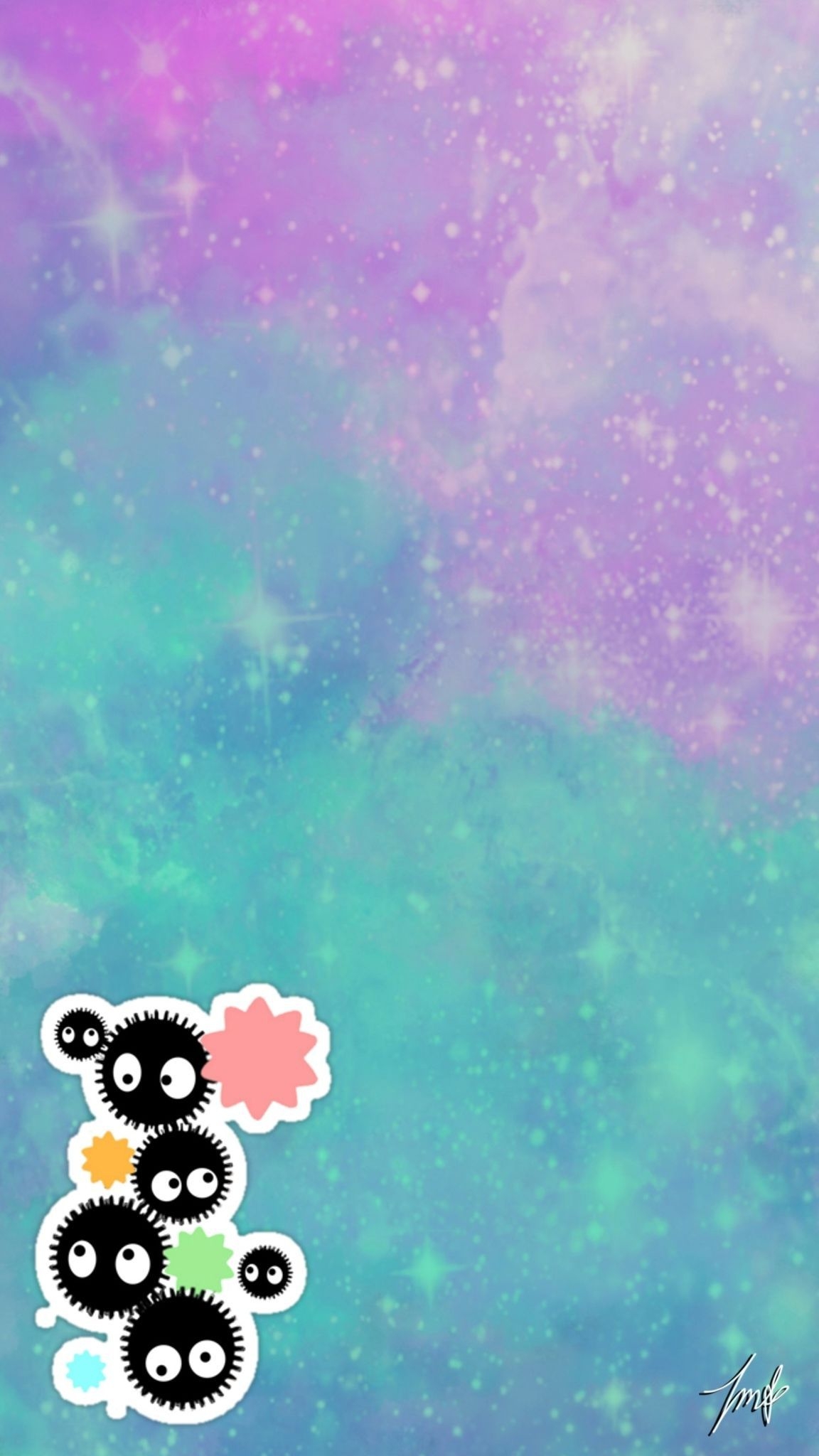 1160x2050 Studio Ghibli Soot Sprite, Phone