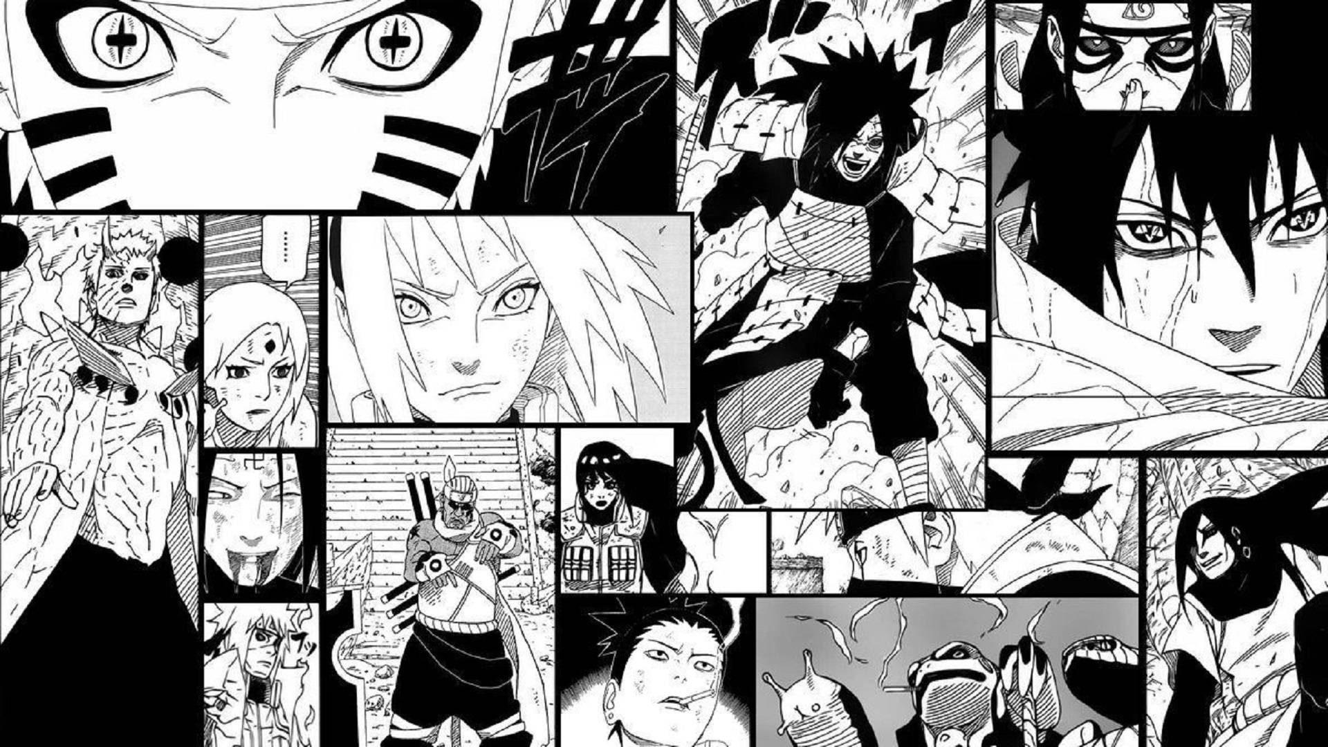 1920x1080 Download Naruto Ninja War Manga Panel Wallpaper, Desktop