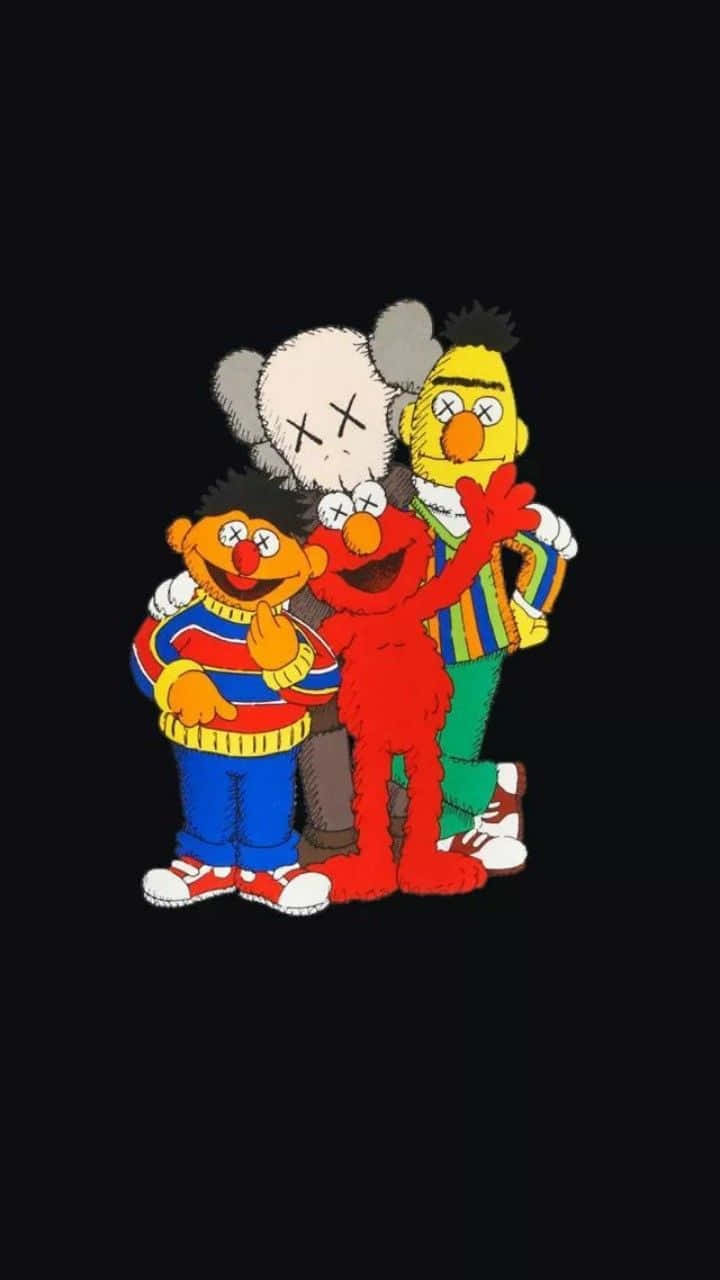 720x1280 Download Kaws Sesame Street iPhone Wallpaper, Phone