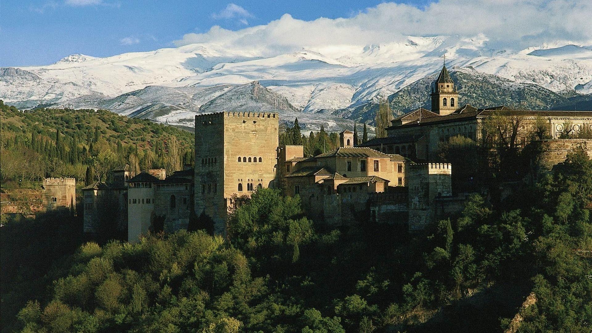 1920x1080 Other: Alhambra Palace Granada Spain Andalusischen Grenada, Desktop