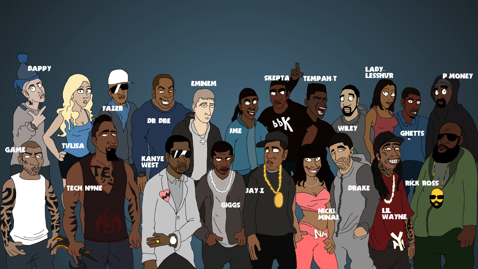 1920x1080 px All Rappers Wallpaper, Desktop