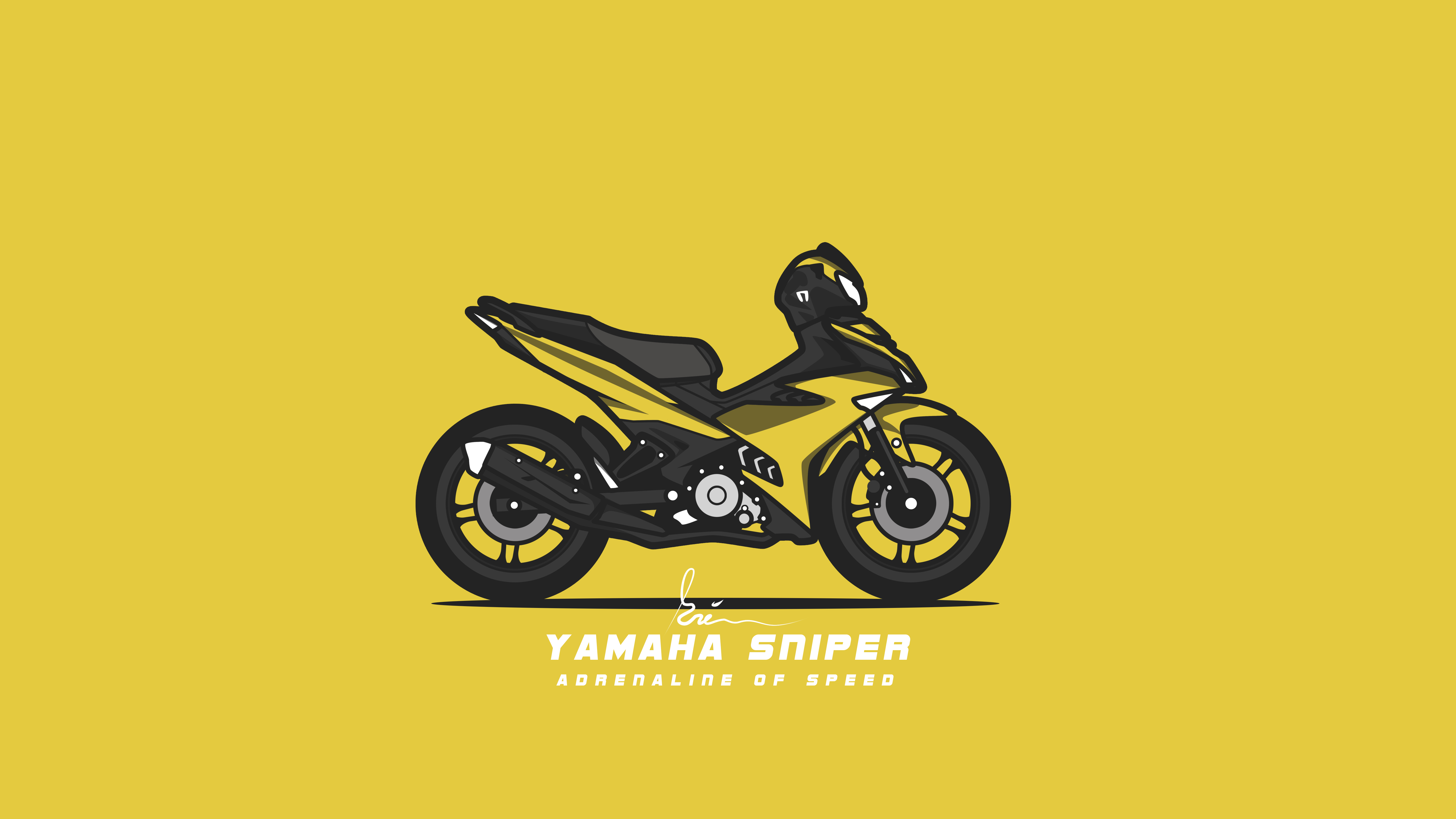 5760x3240 Yamaha Sniper. Motorcycle artwork, Yamaha, Honda grom, Desktop