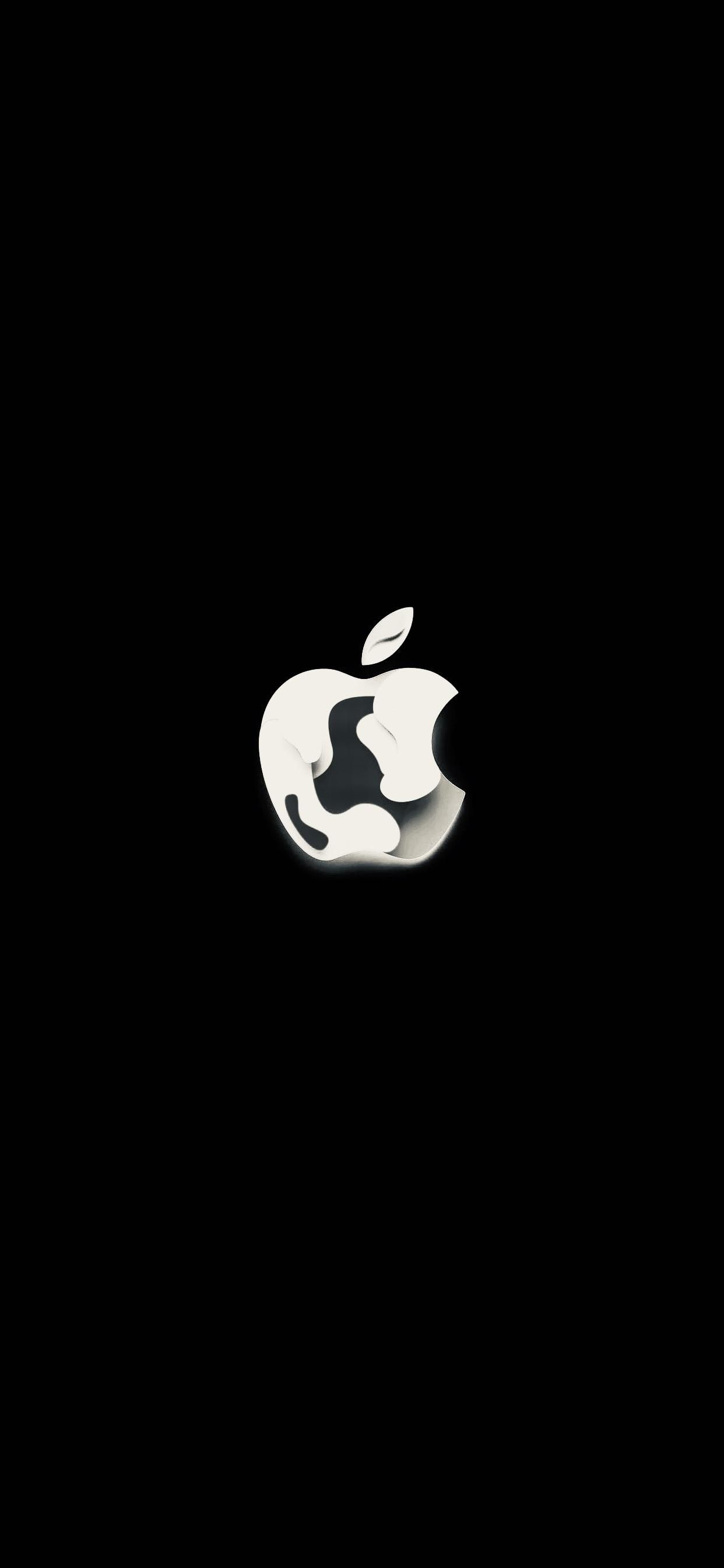 1250x2690 Apple Logo Black and White. Black apple logo, Apple logo wallpaper iphone, Apple logo wallpaper, Phone