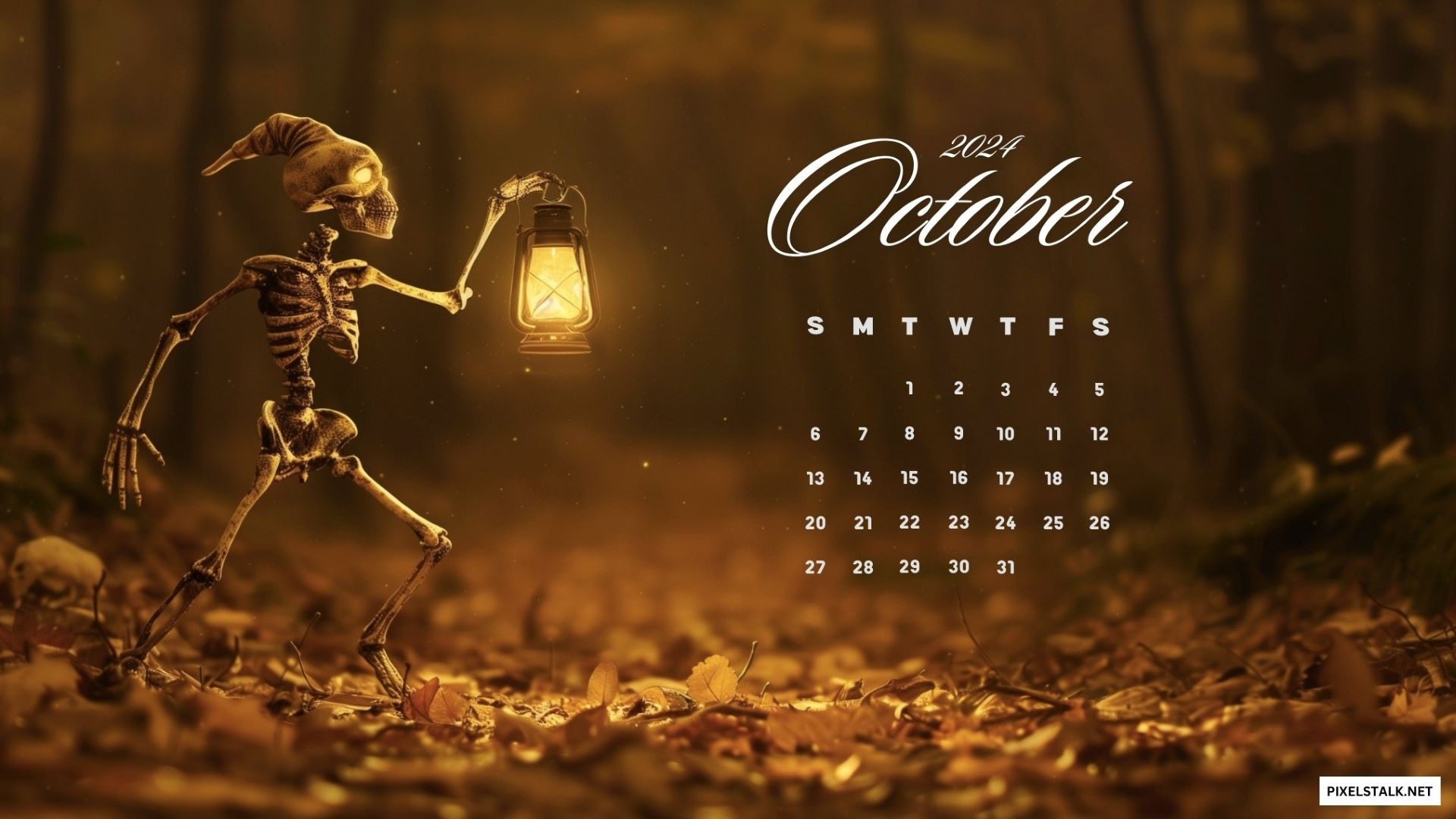 1920x1080 October 2024 Calendar Wallpaper HD Free, Desktop