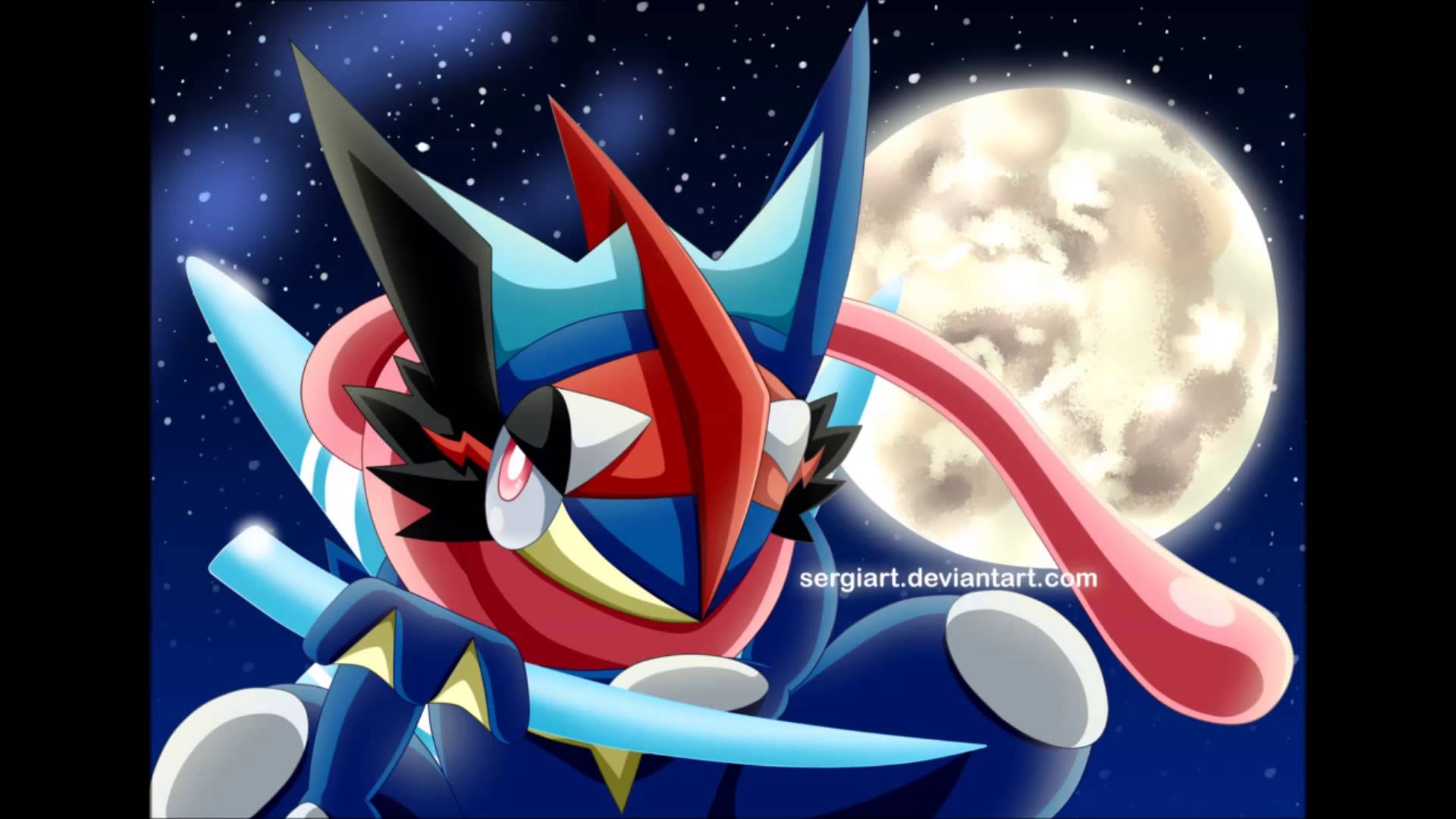 1920x1080 Ash Greninja Tribute, Desktop