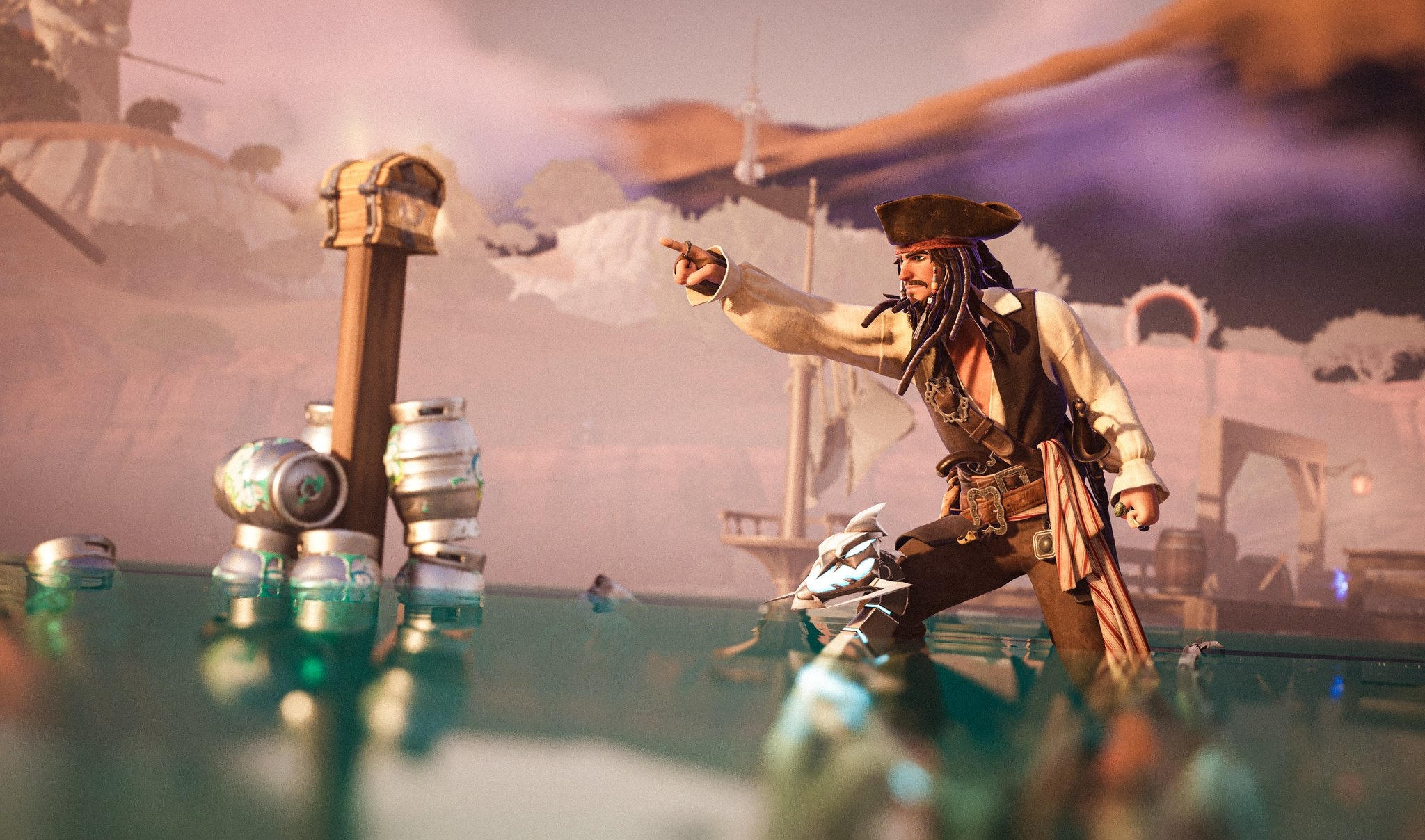 2050x1210 Jack Sparrow Fortnite wallpaper, Desktop