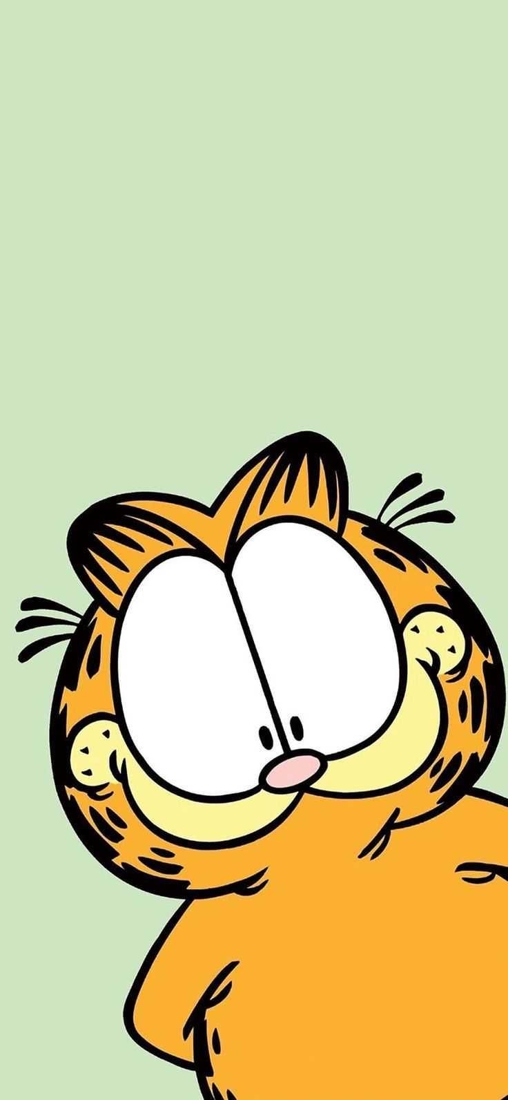 740x1600 Garfield wallpaper, Cartoon wallpaper, Phone