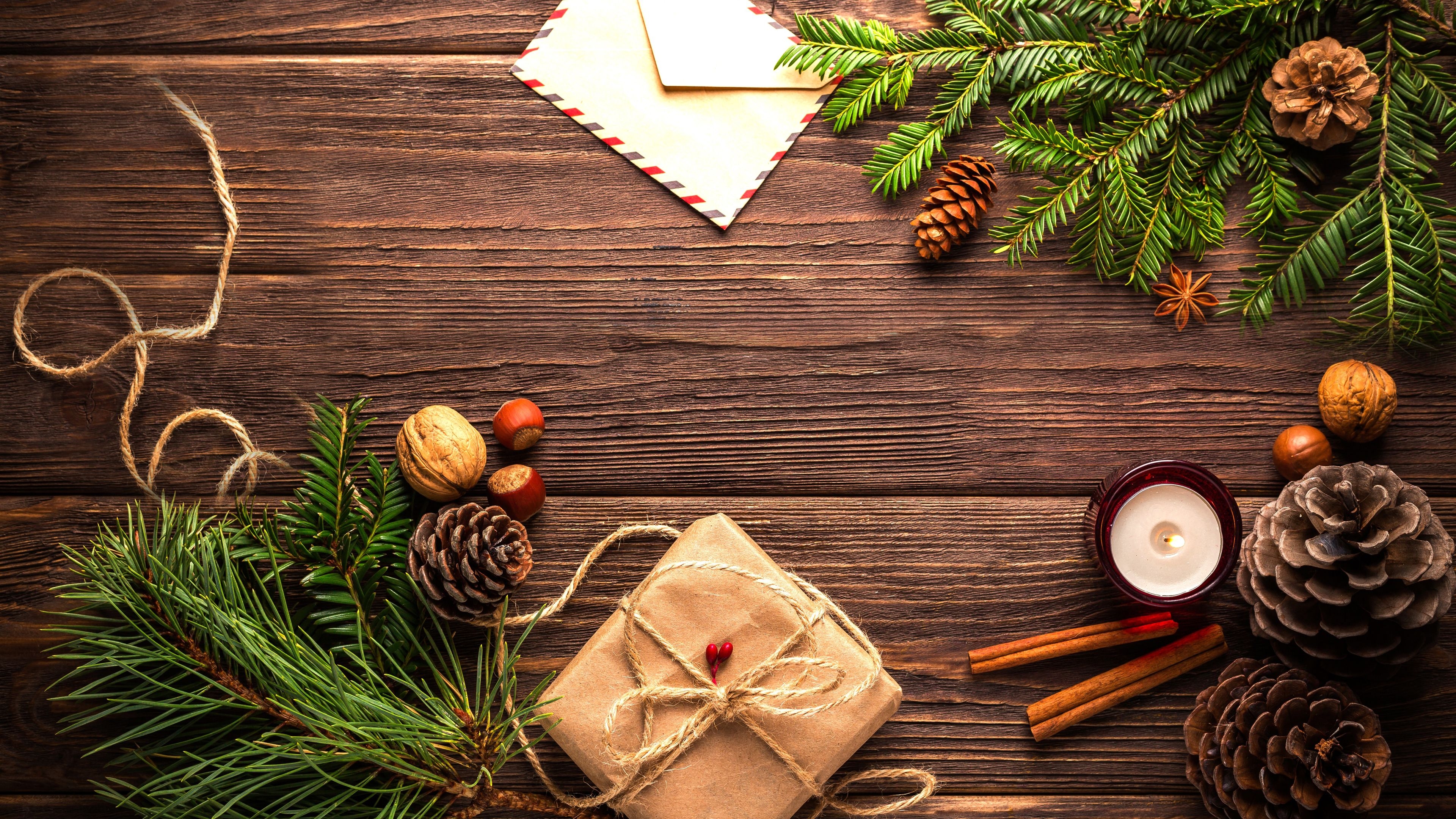 3840x2160 Christmas Table Chromebook Wallpaper, Desktop