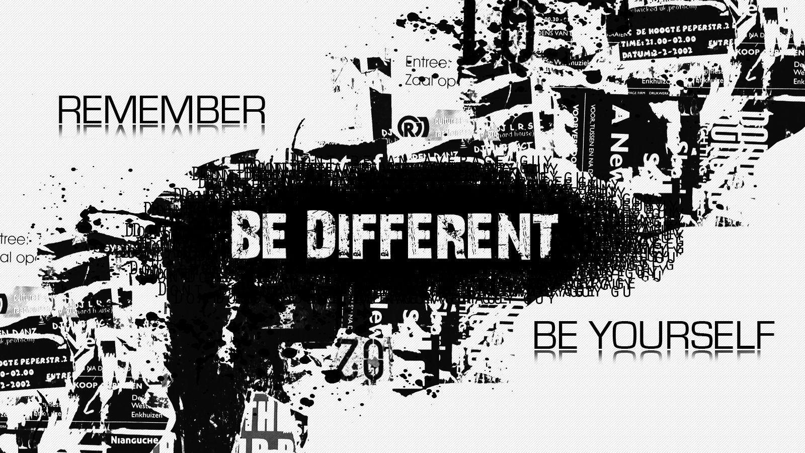 1600x900 Be Yourself Image, Picture, Photo, Wallpaper, Quotes, Desktop