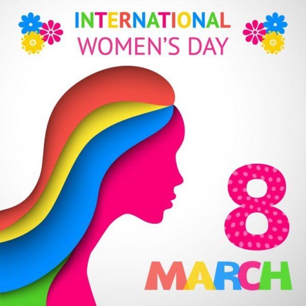 600x600 Women's Day wallpaper, Phone