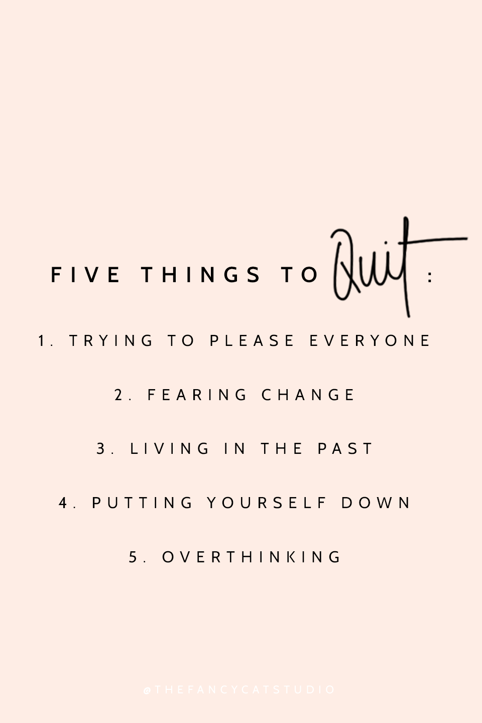 960x1440 Free Wallpaper: Five Things to Quit, Phone