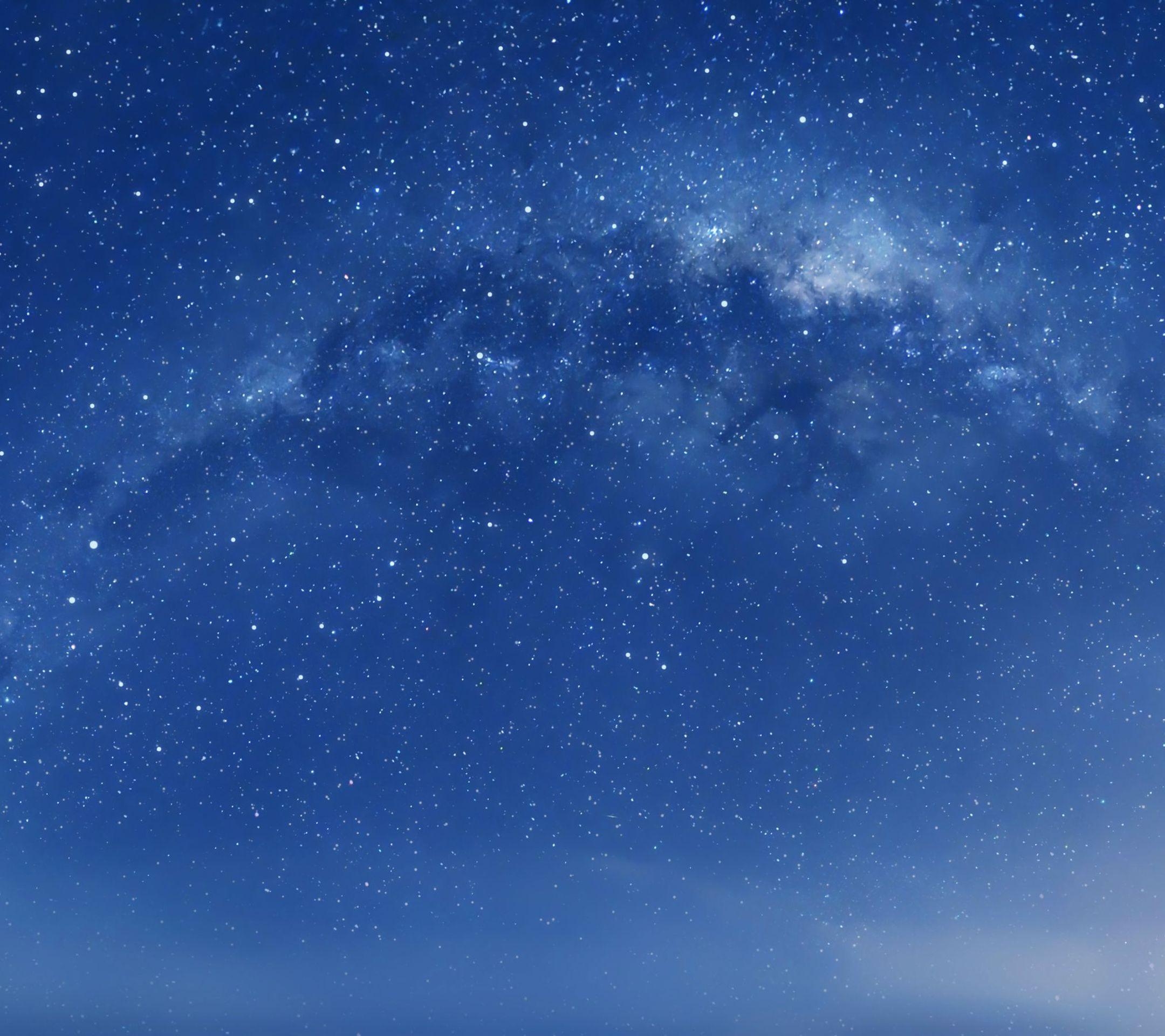 2160x1920 Apple iOS 8 Default Milky Way Galaxy Desktop Wallpaper, Desktop