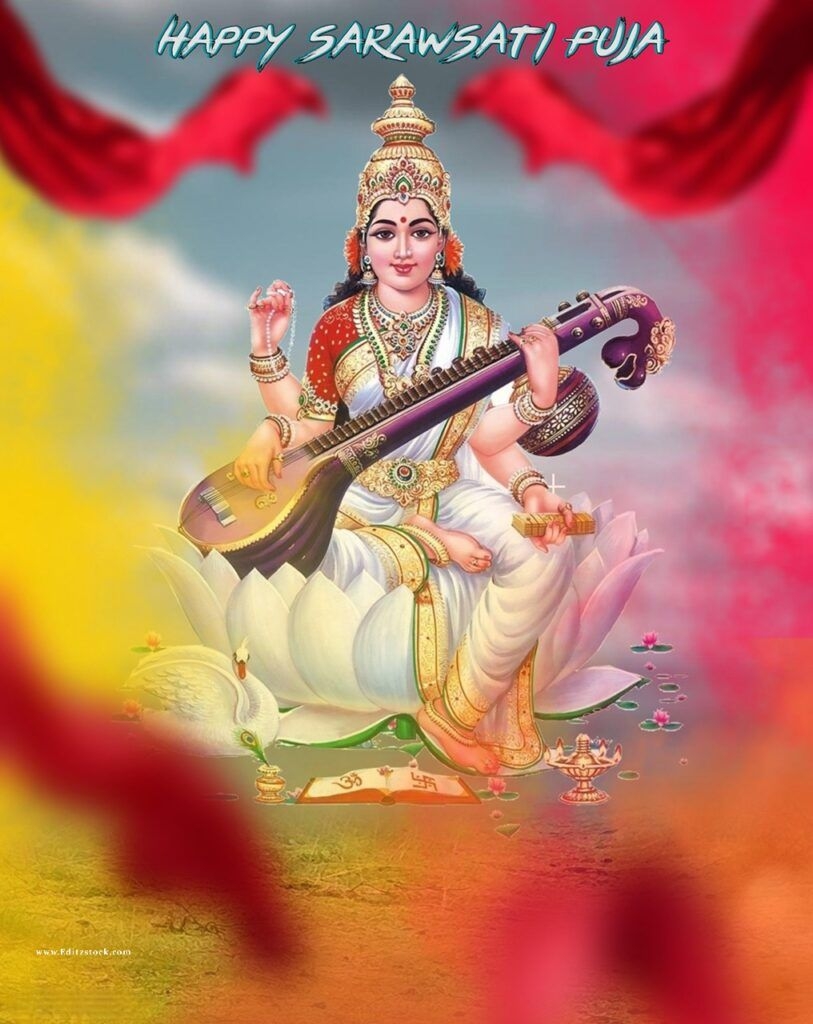 820x1030 saraswati puja ke background photo banner poster 2022. Editing background, Cute movie scenes, Photohop image, Phone