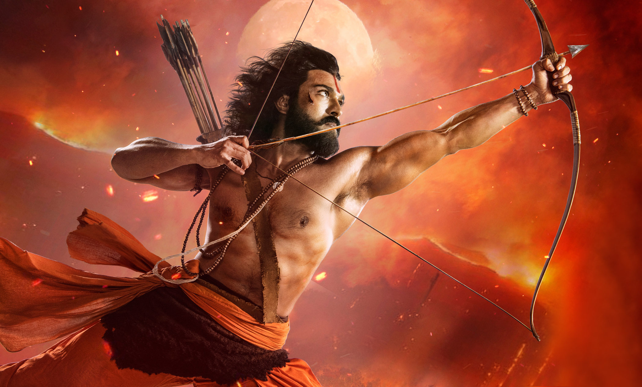 2100x1270 RRR': Fiery First Look Poster Of Ram Charan As Alluri Sita Ramaraju Is Here!, Desktop