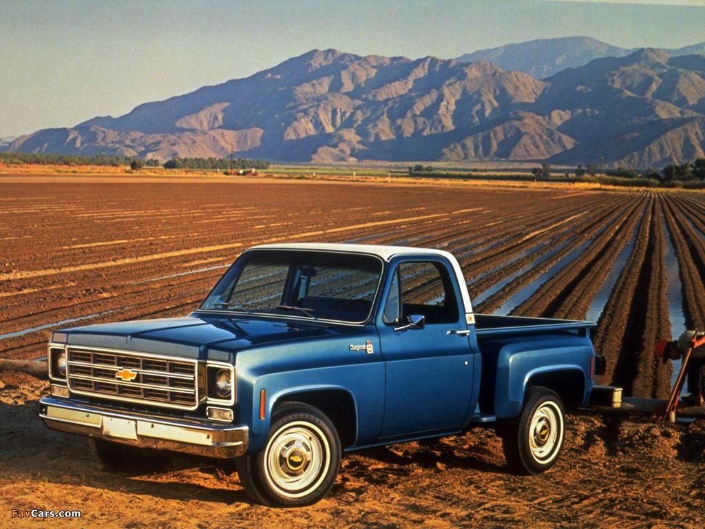 1030x770 Chevrolet C10 Cheyenne Stepside 1977 wallpaper, Desktop