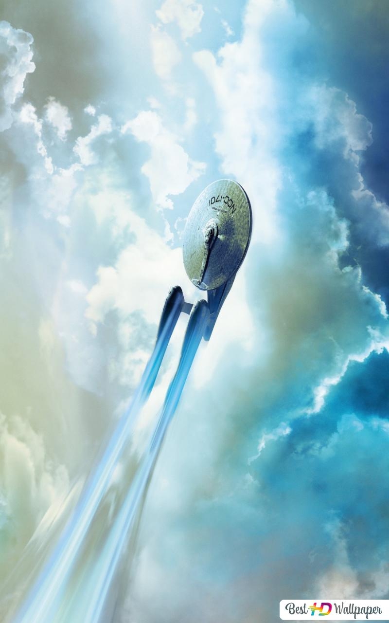 800x1280 Star Trek movie in the clouds HD wallpaper download, Phone