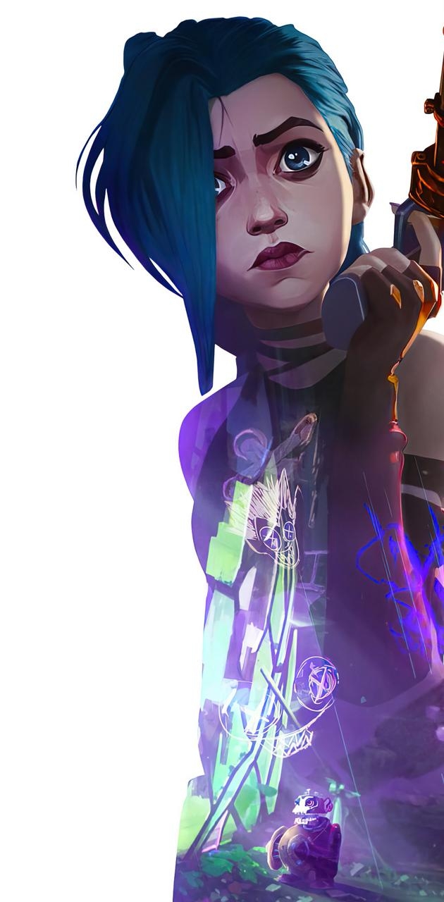 630x1280 ARCANE JINX wallpaper, Phone