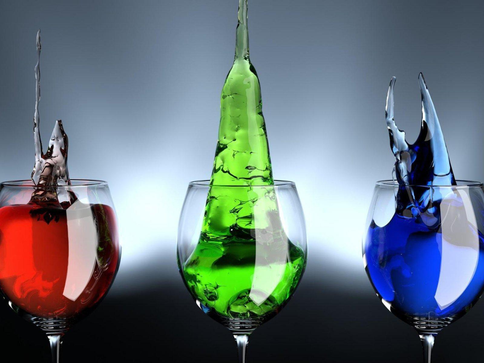 1600x1200 Red Green Blue Liquids Wallpaper, Desktop