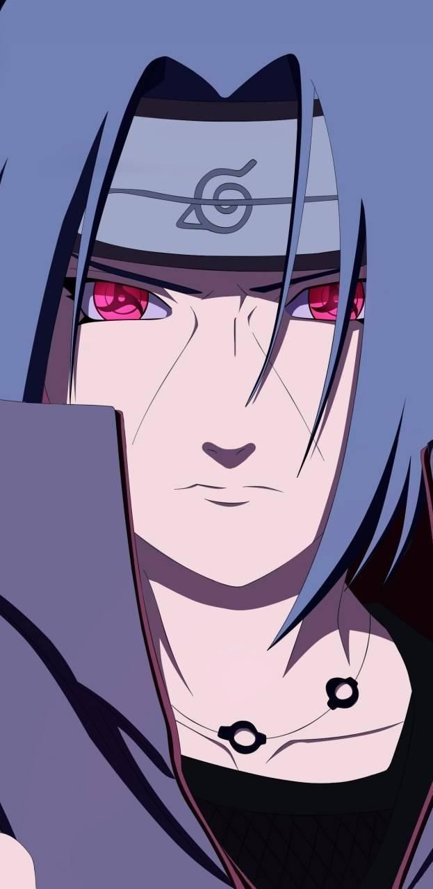 630x1280 Wallpaper Itachi Face, Phone