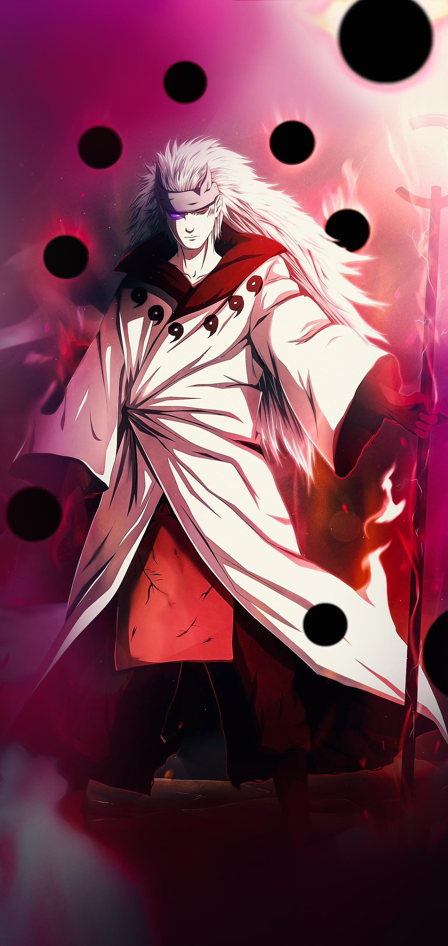 1440x3040 Six Paths Madara Uchiha Galaxy S10 Hole Punch Wallpaper, Phone