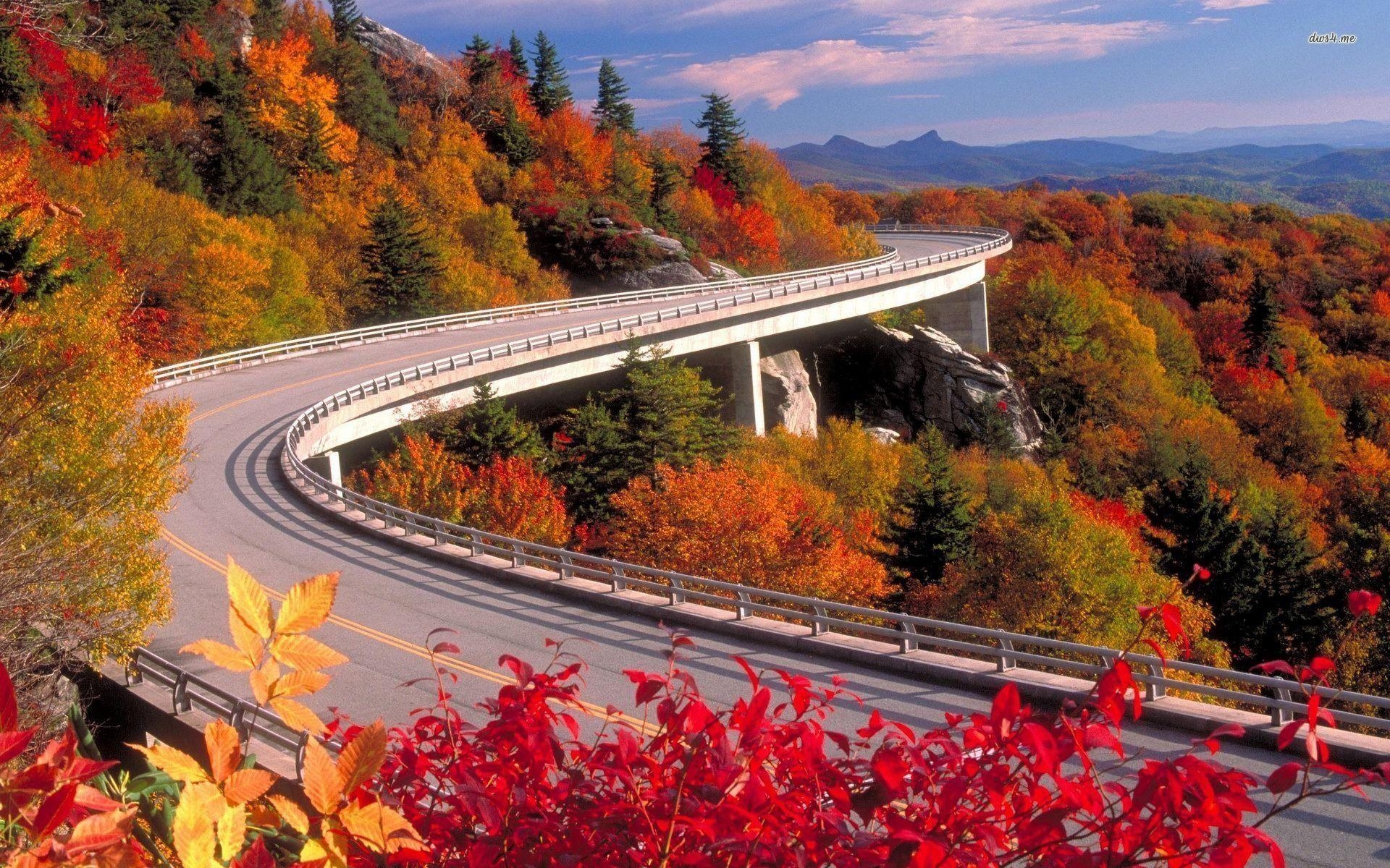 1920x1200 Blue Ridge Parkway In Fall, Desktop