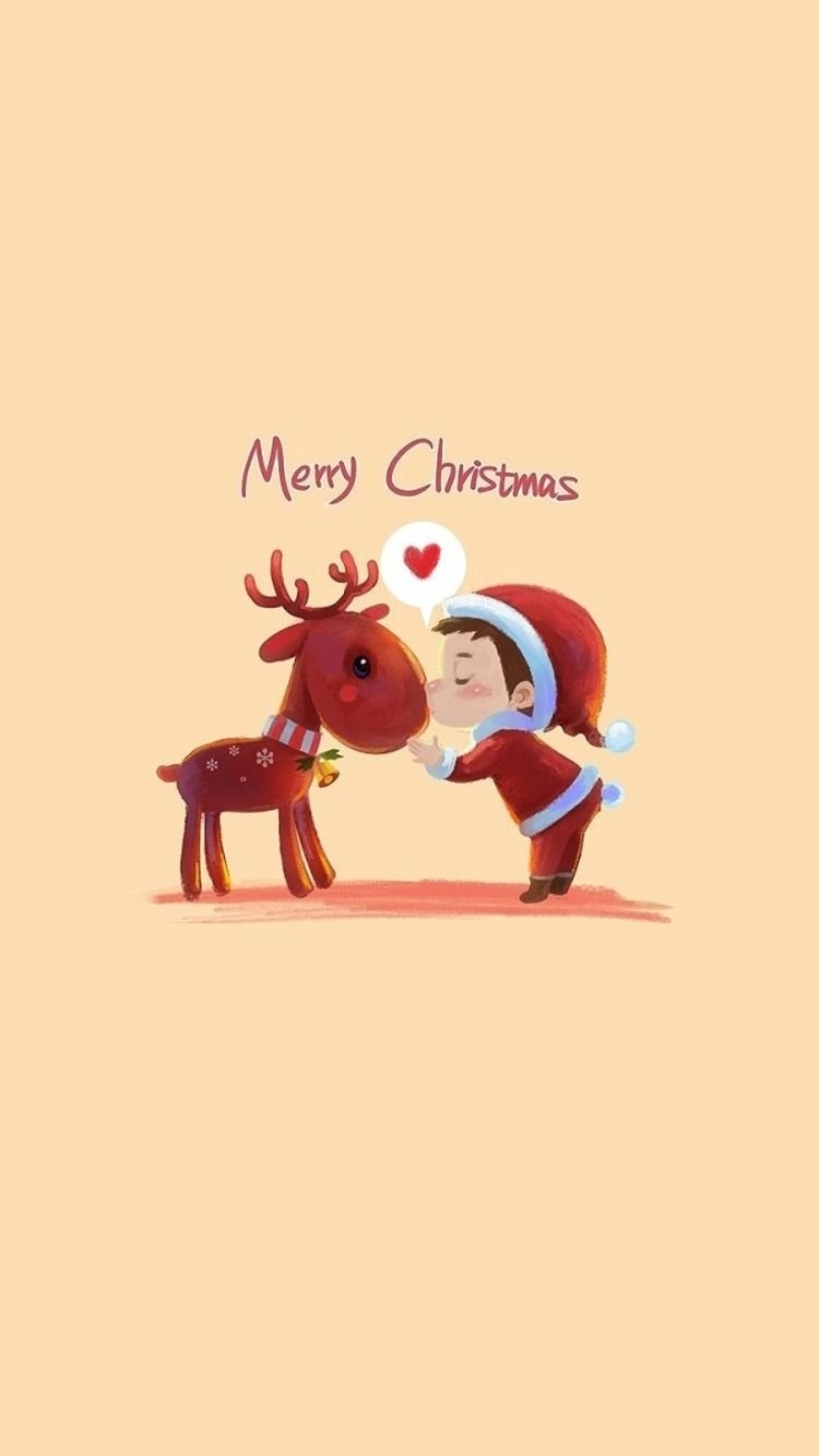 750x1340 Christmas Wallpaper Cute, Phone