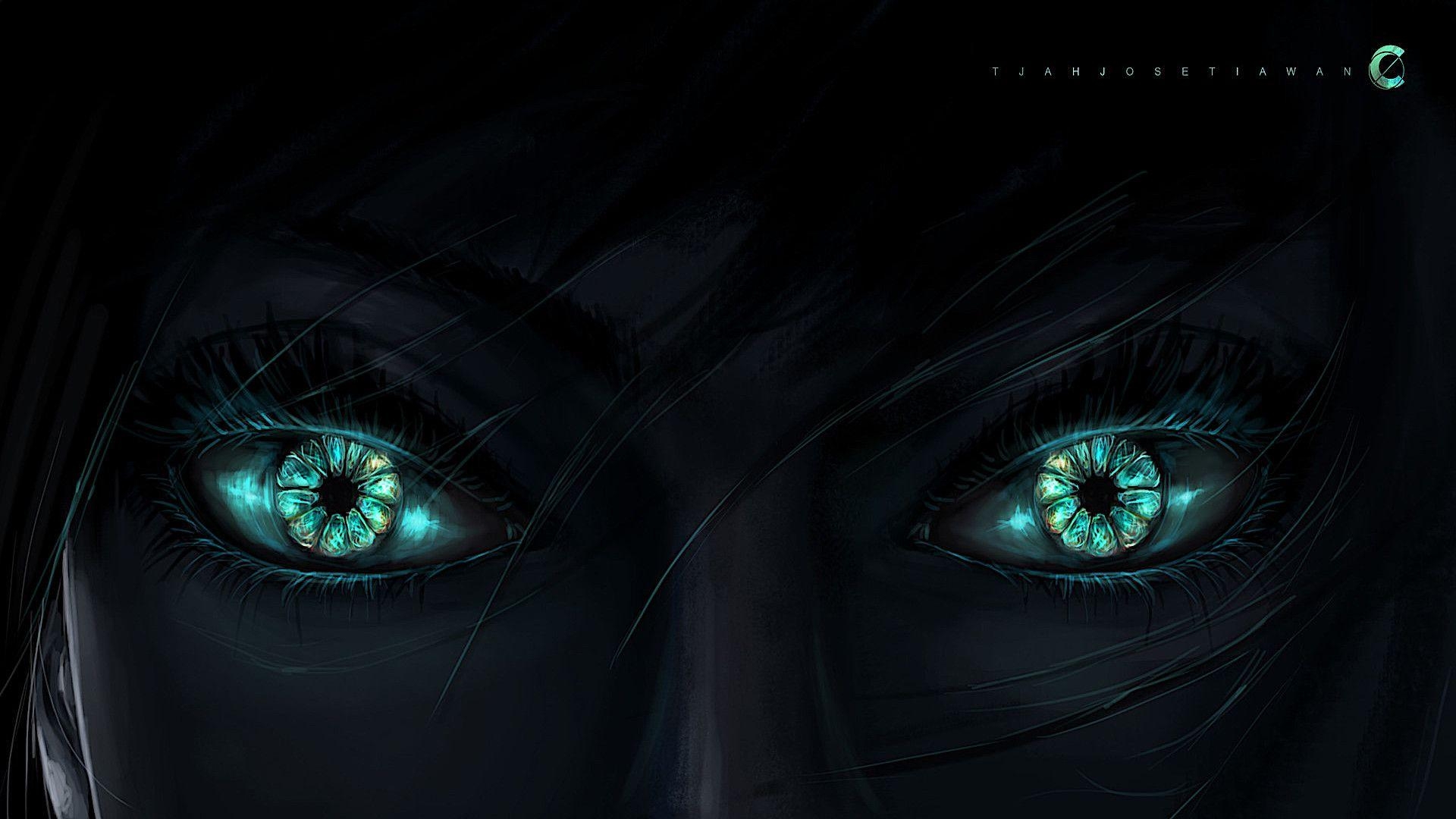 1920x1080 Dark Green Eyes 540x960 Resolution Wallpaper, HD Artist 4K Wallpaper, Image, Photo and Background, Desktop