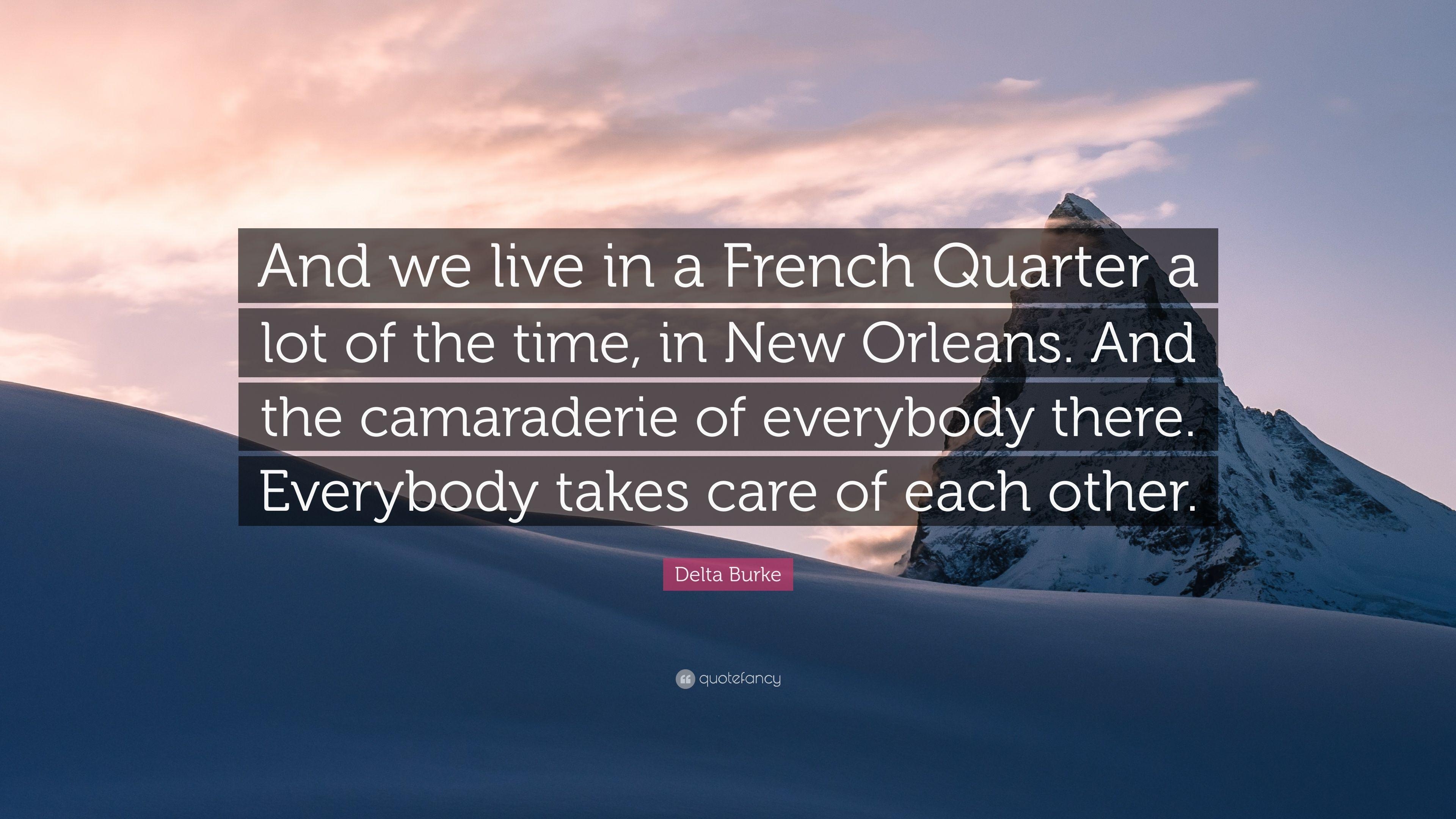 3840x2160 Delta Burke Quote: “And we live in a French Quarter a lot, Desktop