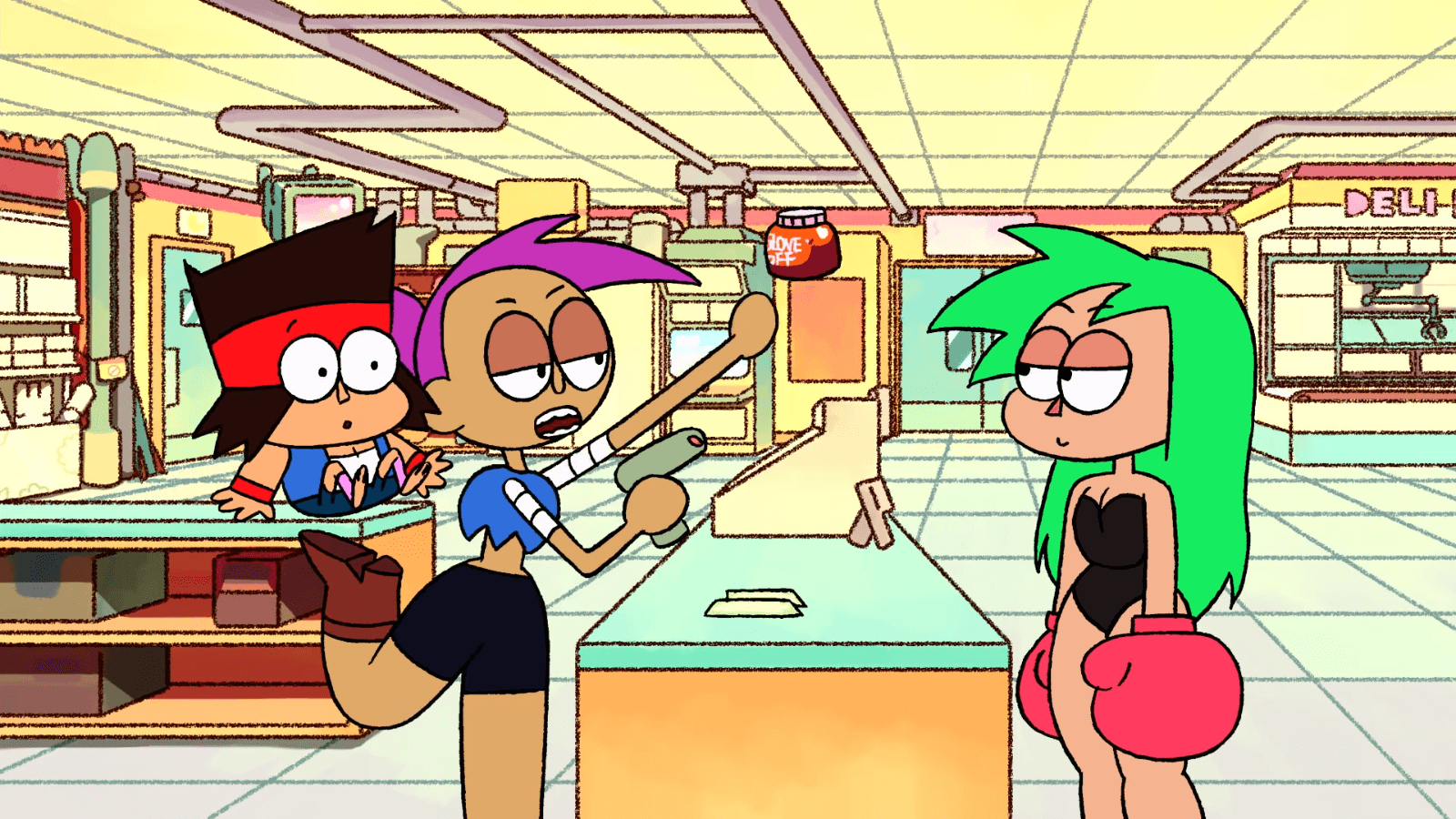 1600x900 Cartoon Girls Boxing Database: OK K.O.! Let's Be Heroes Enid!, Desktop