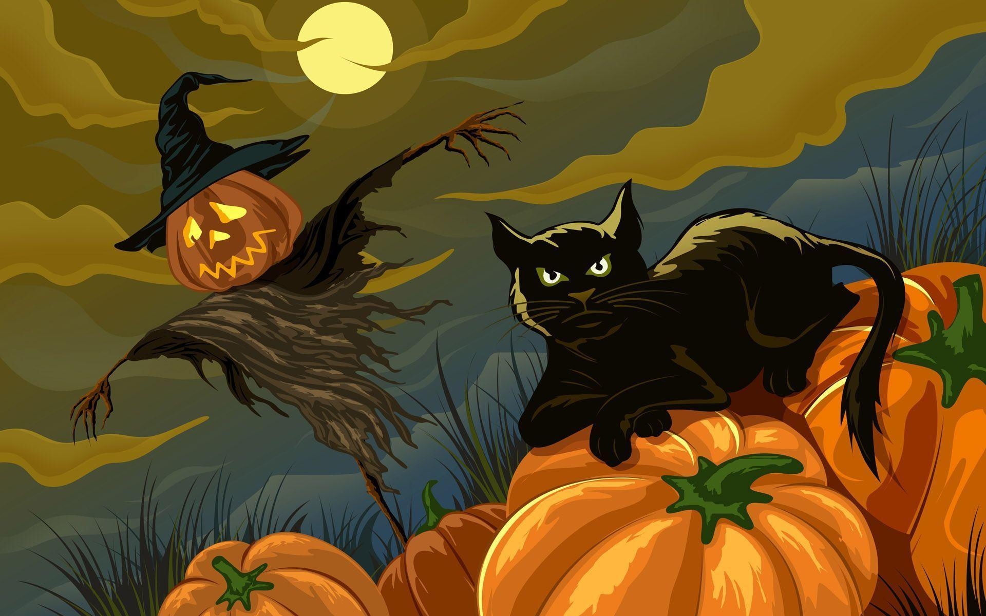 1920x1200 Halloween Cat Wallpaper Wallpaper Inn, Desktop