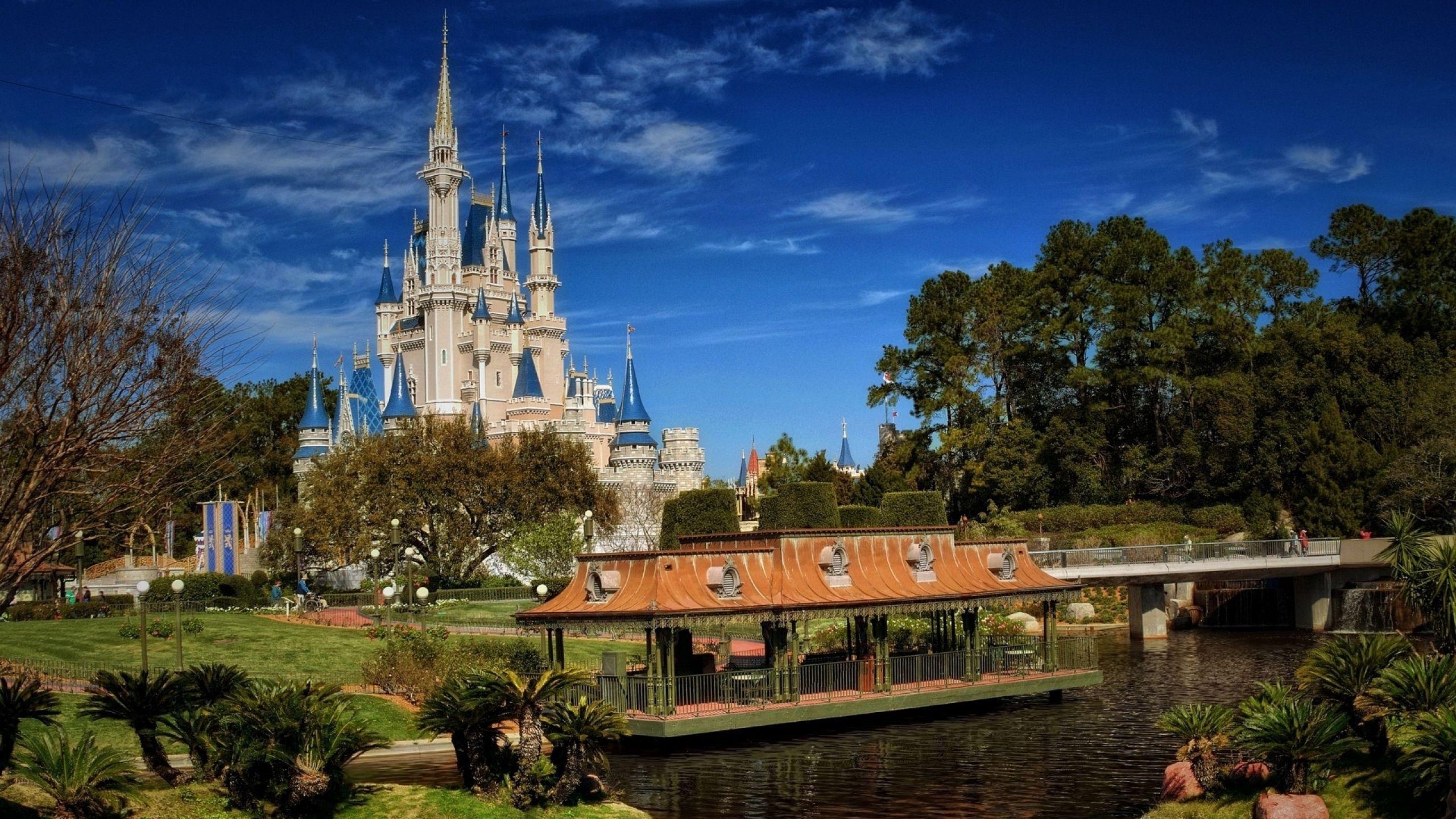 2560x1440 Download Wallpaper  Walt disney world, coast, Building, Desktop